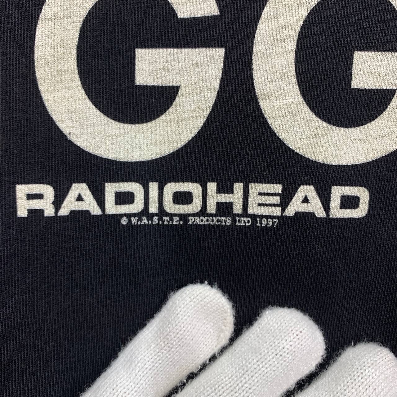 Band Tees 90s Vintage RADIOHEAD GUCCI PIGGY T Shirt #2434/AI Size US S / EU 44-46 / 1 - 3 Thumbnail