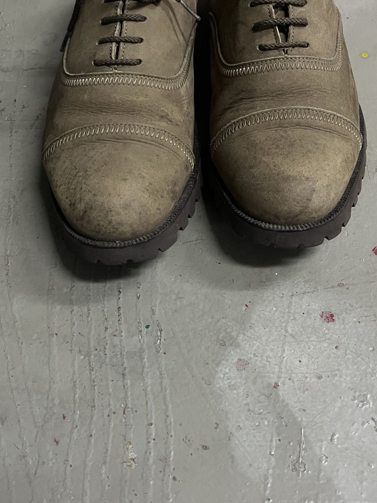 Issey Miyake Vintage Issey Miyake Leather Suede Oxford Derby Shoes Size US 7.5 / EU 40-41 - 10 Thumbnail