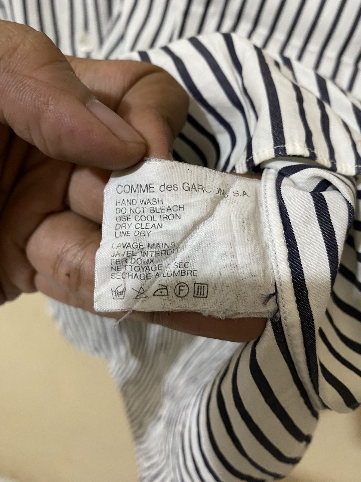 Comme des Garcons Comme Des Garcons Stripe Shirt Size US S / EU 44-46 / 1 - 8 Thumbnail