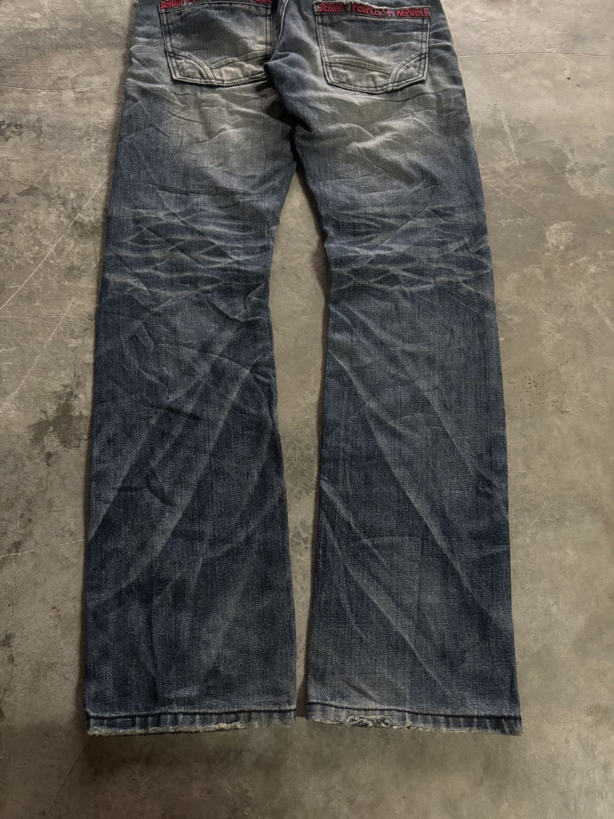Japanese Brand DPSR JEANS DISTRESSED JAPANESE DENIM WASHED FADE PUNK GRUNGE Size US 32 / EU 48 - 17 Thumbnail