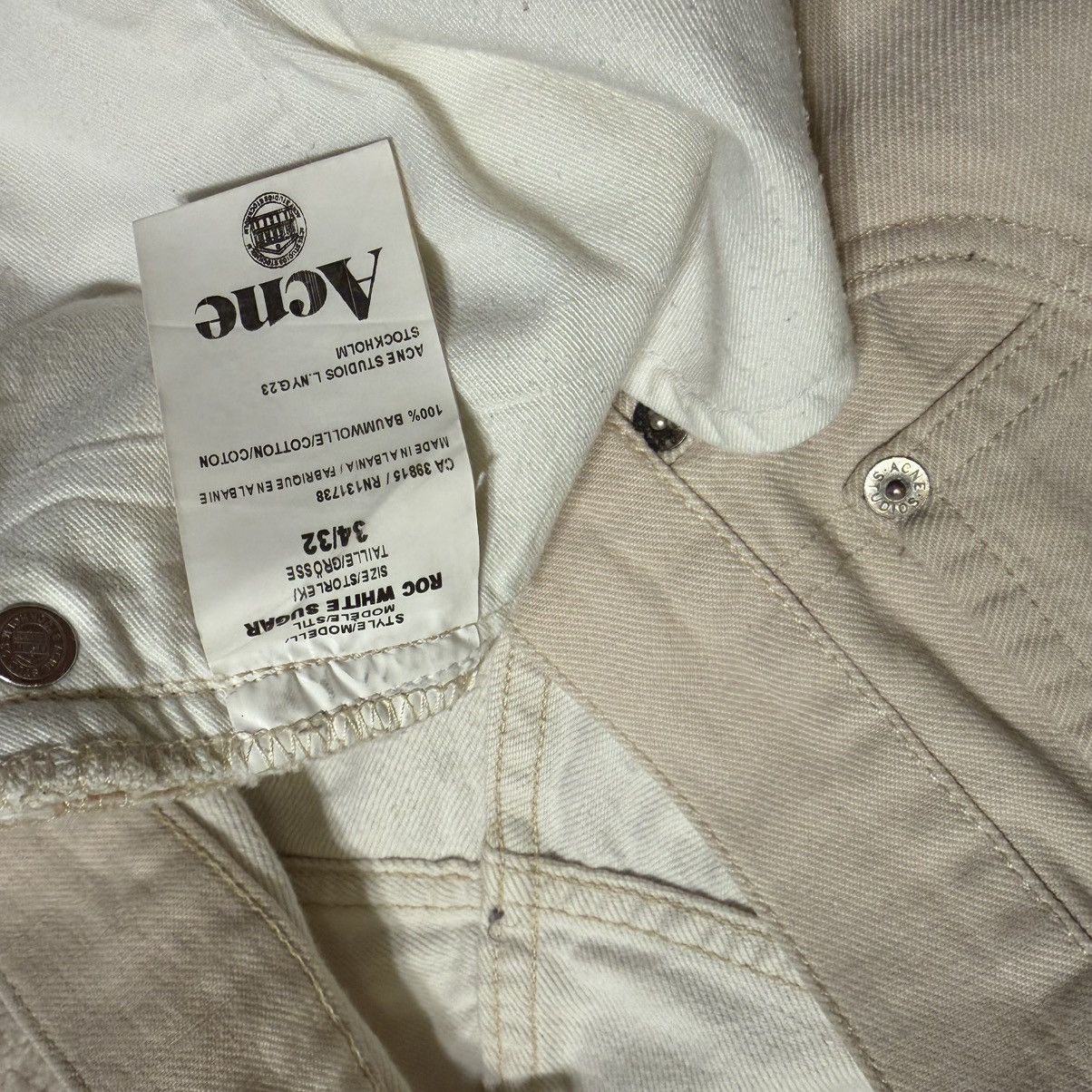 Acne Studios RARE Acne Studios Roc White Sugar Denim Pants 34x32 Size US 34 / EU 50 - 6 Thumbnail