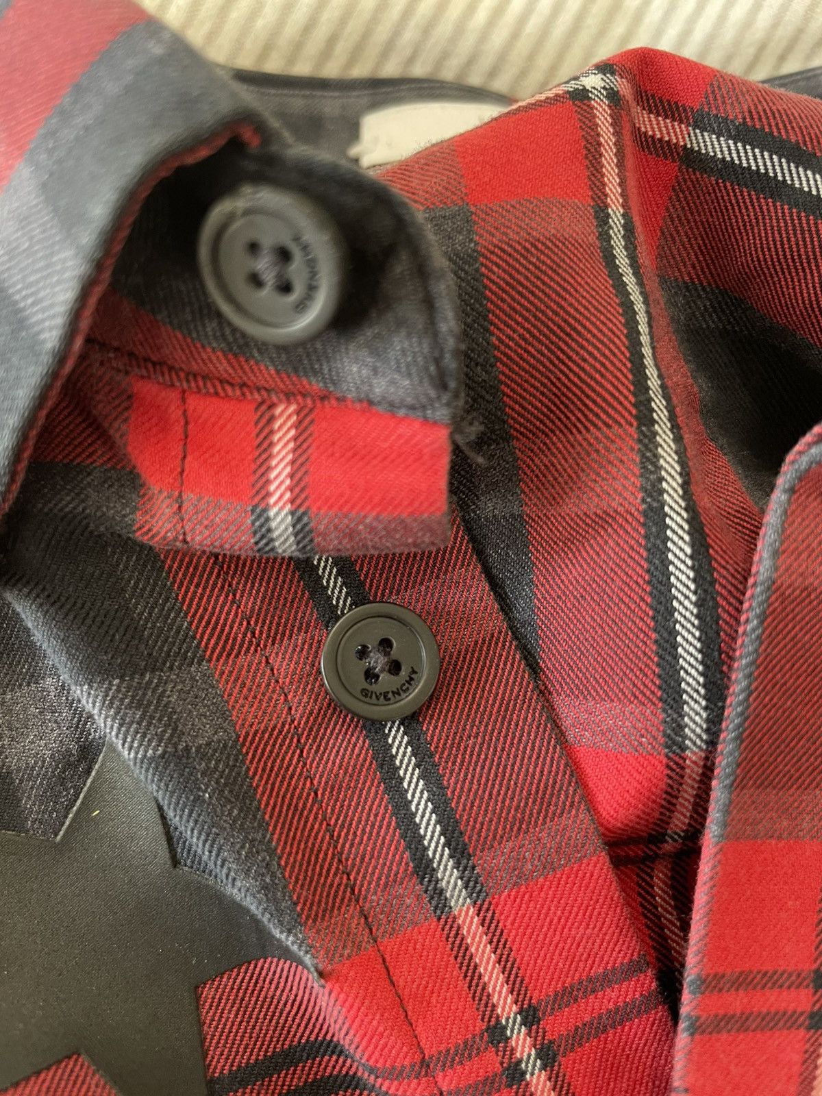 Givenchy Givenchy Star button up long sleeve red Size US M / EU 48-50 / 2 - 5 Thumbnail