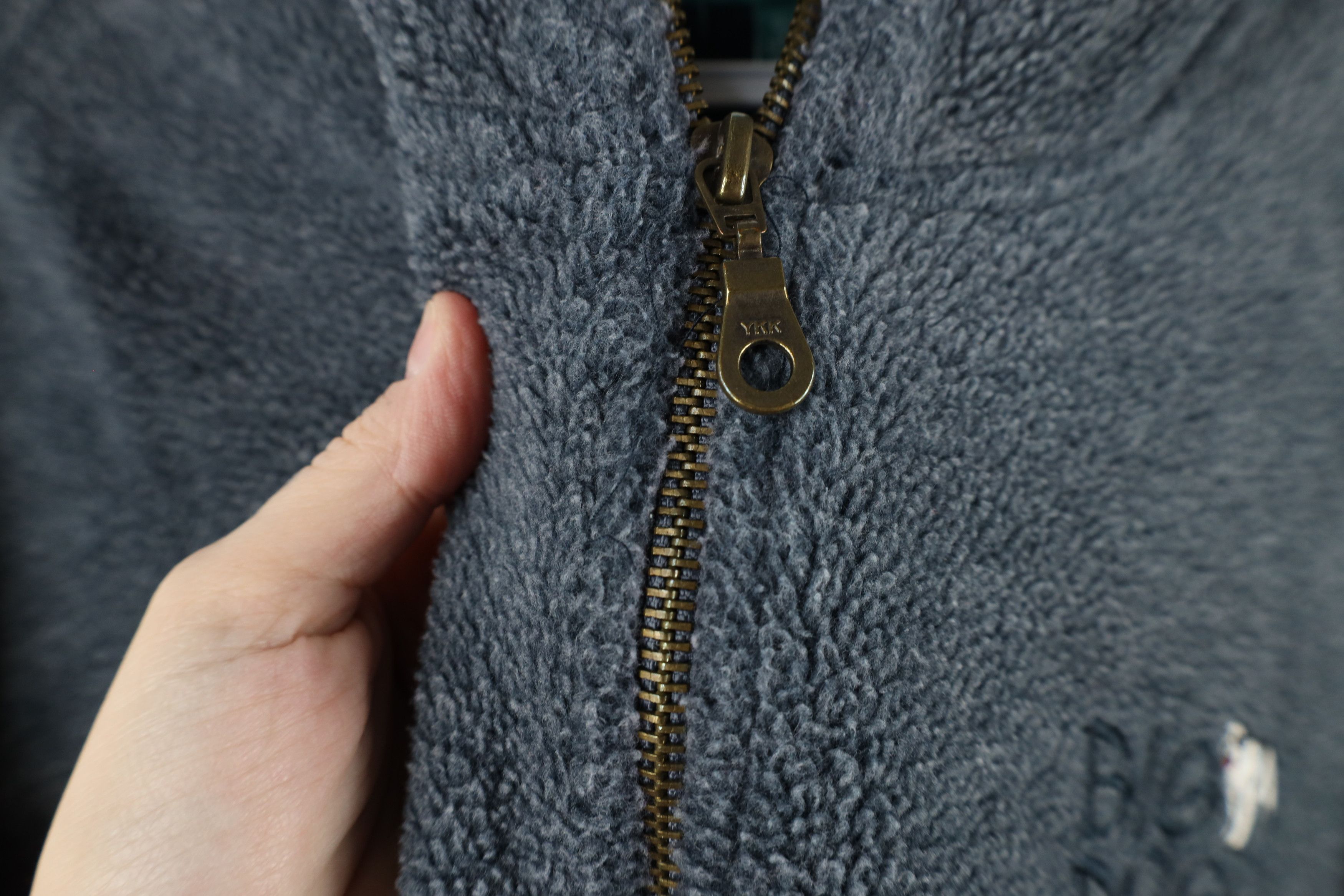 Big Dogs × Vintage Vintage 90s Big Dogs Spell Half Zip Fleece Pullover Sweater Size US XXL / EU 58 / 5 - 5 Thumbnail