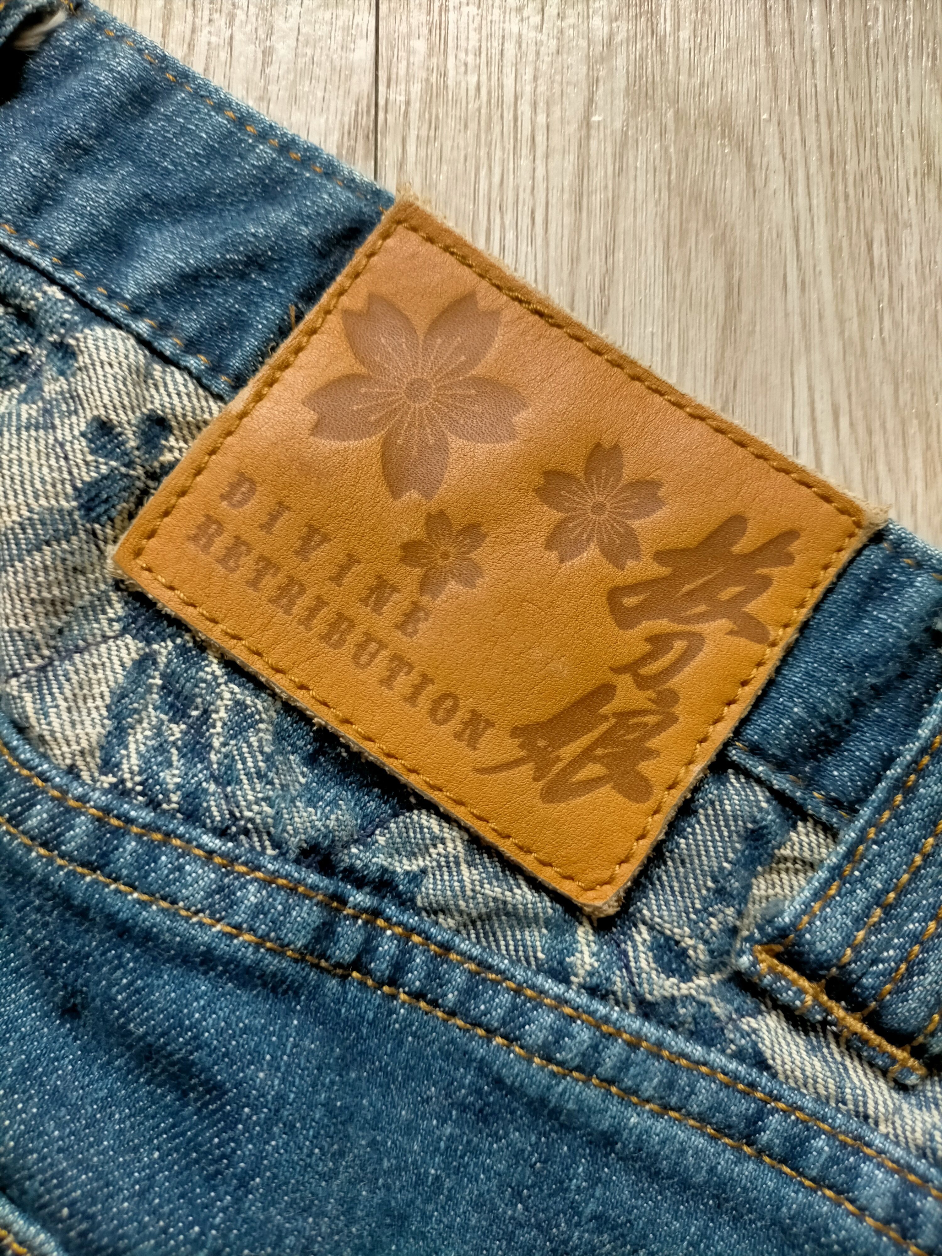 Karakuri Tamashii 🔥Rare🔥Divine Retribution Embroidered Blue Jeans Size US 32 / EU 48 - 23 Thumbnail