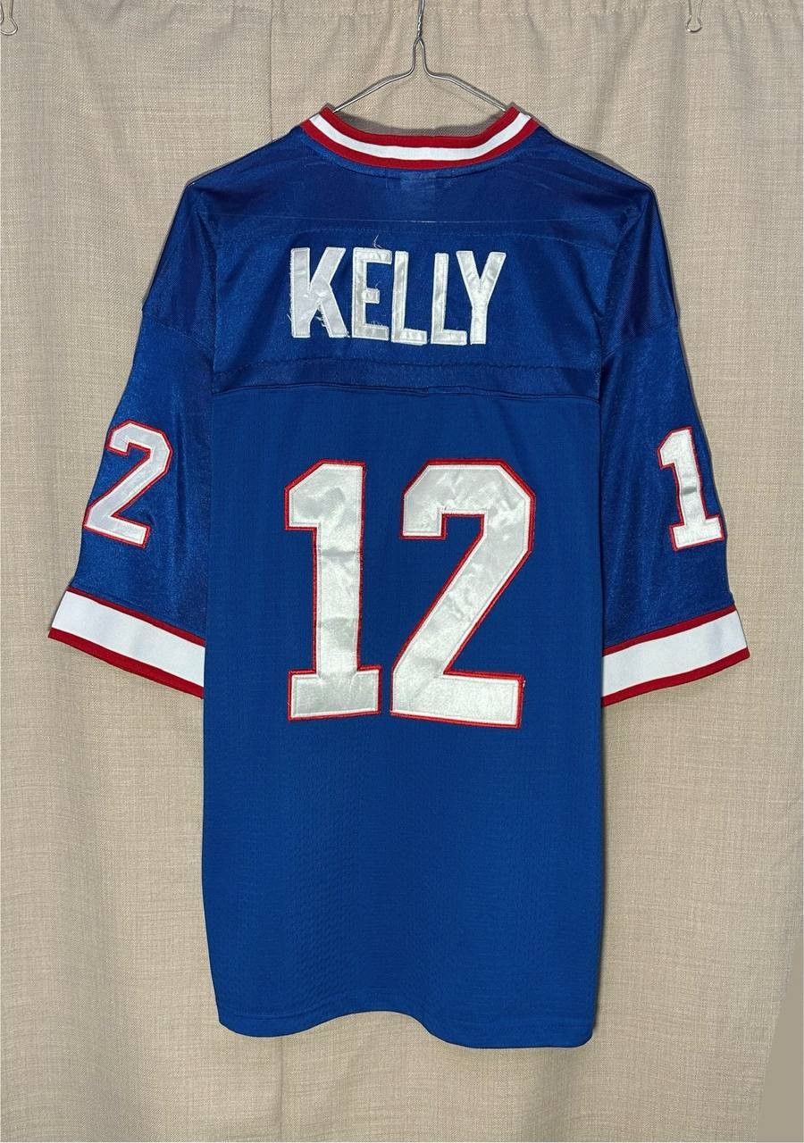 NFL Jim Kelly 1994 Mitchell Ness Buffalo Bills Throwback Jersey Size US M / EU 48-50 / 2 - 2 Thumbnail