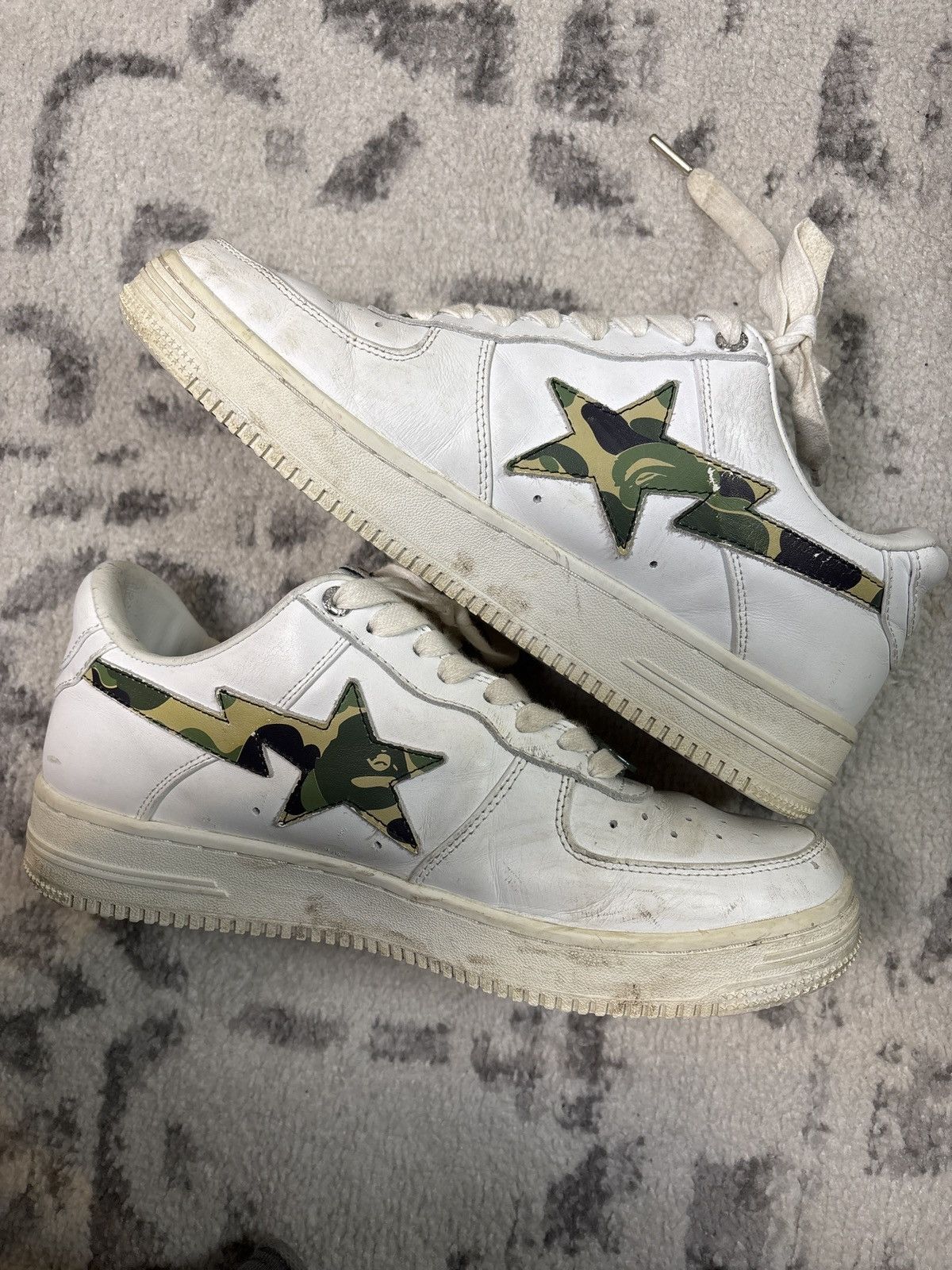 Bape BAPESTA GREEN CAMOFLAUGE Size US 9.5 / EU 42-43 - 2 Thumbnail