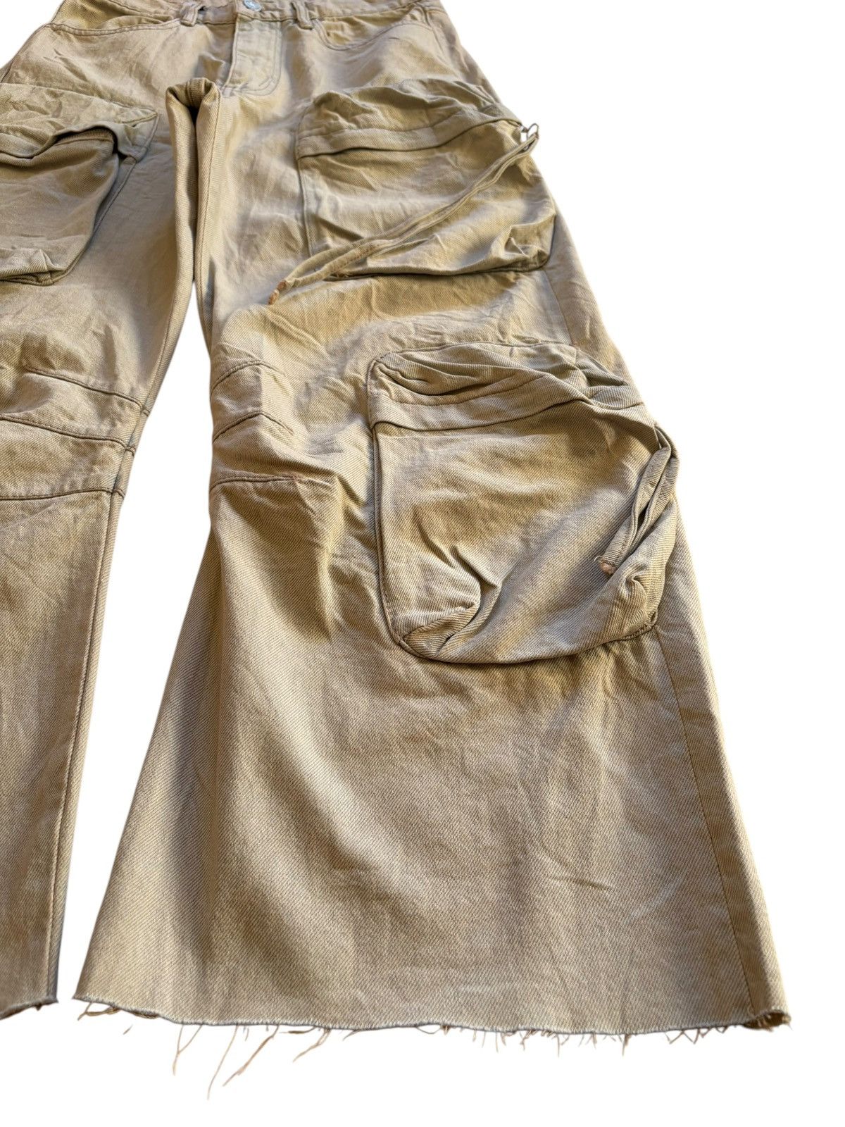 Zara Vintage Zara Multi Pocket Tactical Mud Wash Baggy Jeans Size US 28 / EU 44 - 7 Thumbnail