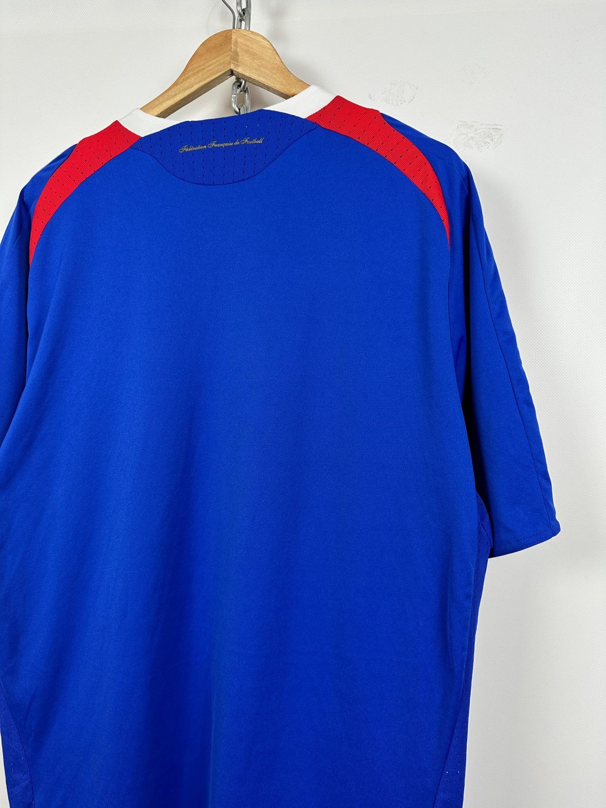 Adidas 2008 Vintage Adidas France National Team Home Soccer Jersey Size US XL / EU 56 / 4 - 12 Thumbnail