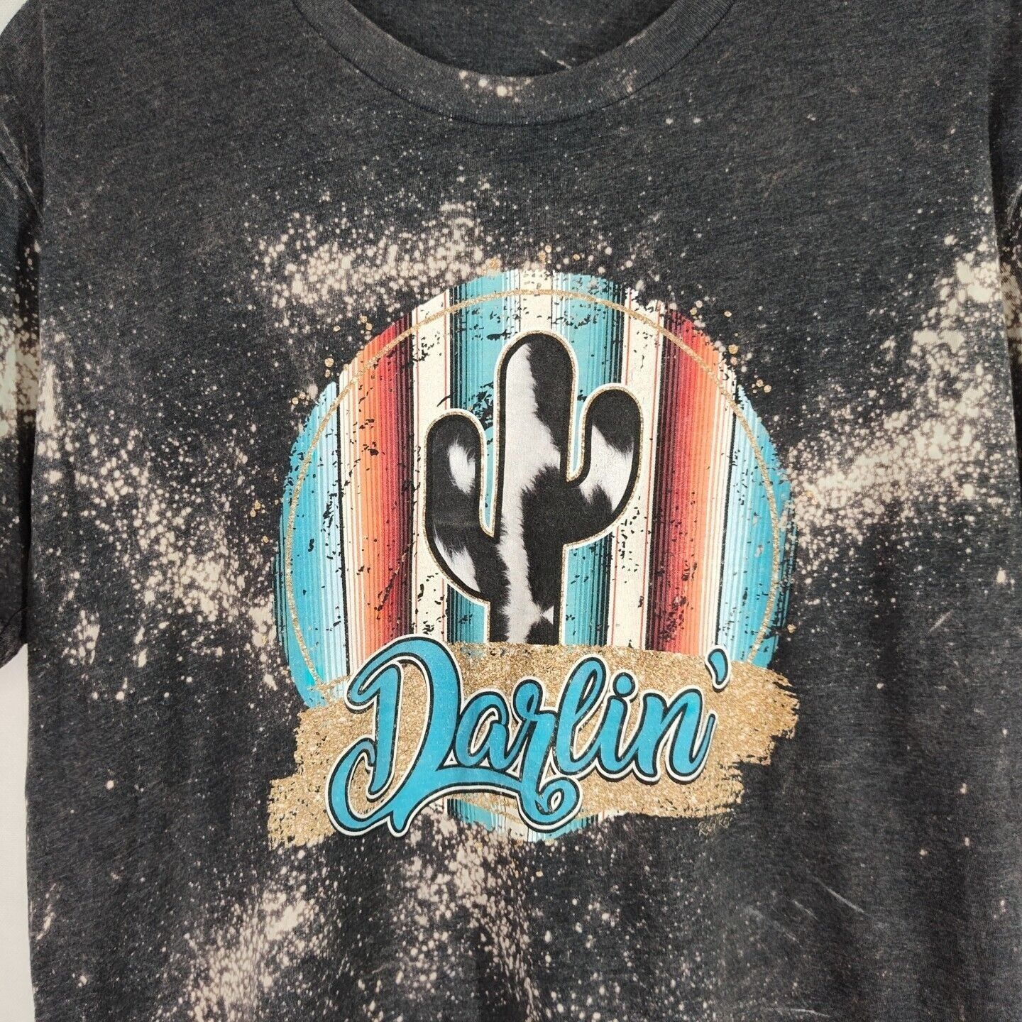 Other Next Level Southwestern Grey Graphic T-Shirt Size L Size L / US 10 / IT 46 - 2 Thumbnail