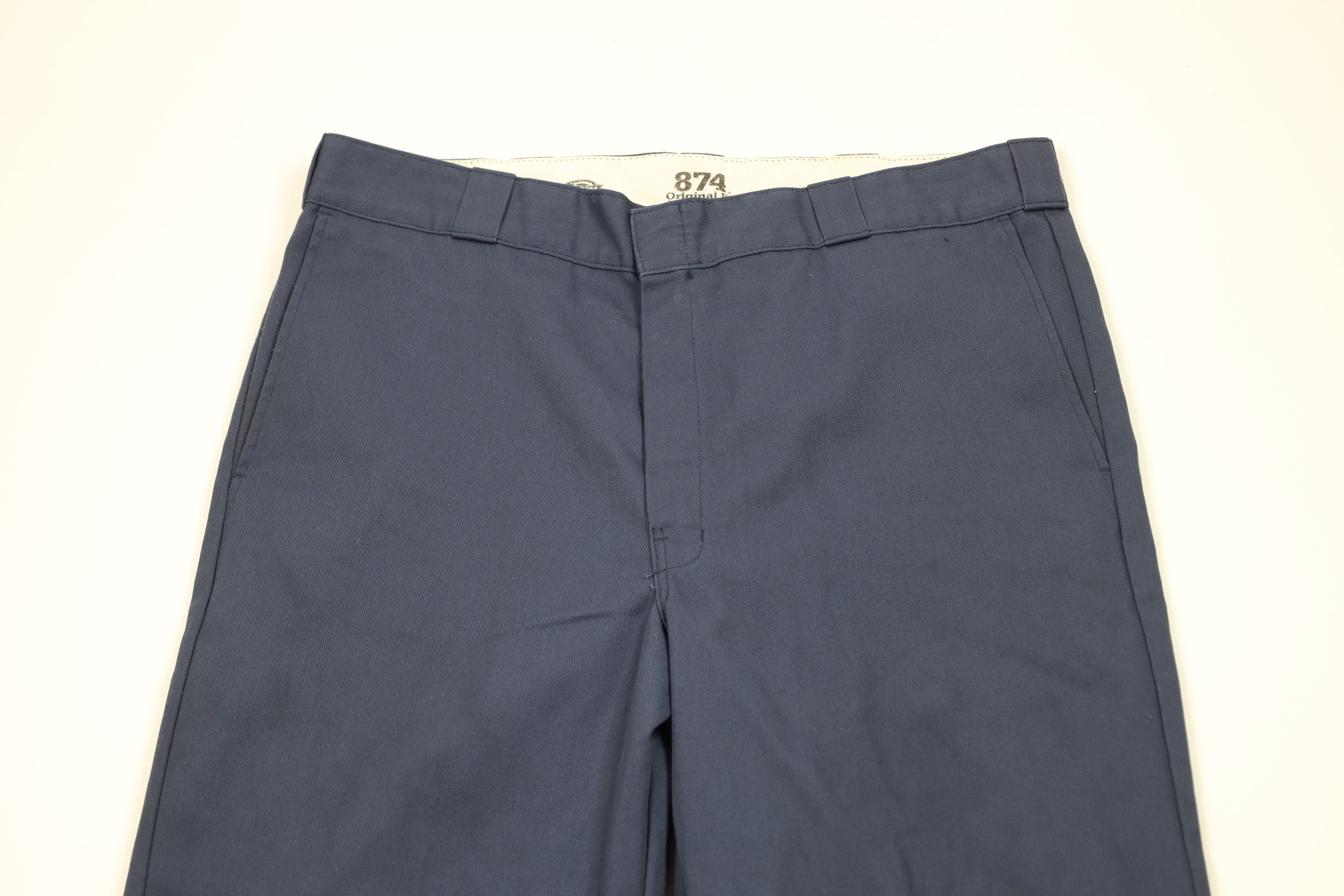 Dickies × Vintage Vintage Y2K Dickies Spell Out Workwear Wide Leg Pants Blue Size US 38 / EU 54 - 2 Thumbnail