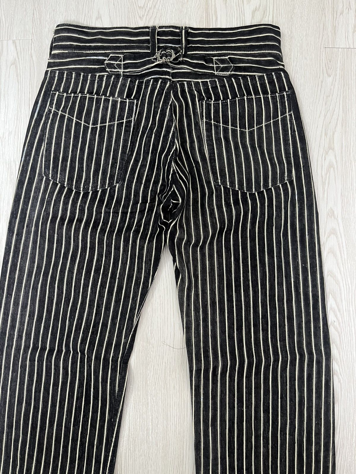Japanese Brand Vintage DMG Domingo Buckle Back Prisoner Pant Size 27" / US 4 / IT 40 - 4 Thumbnail