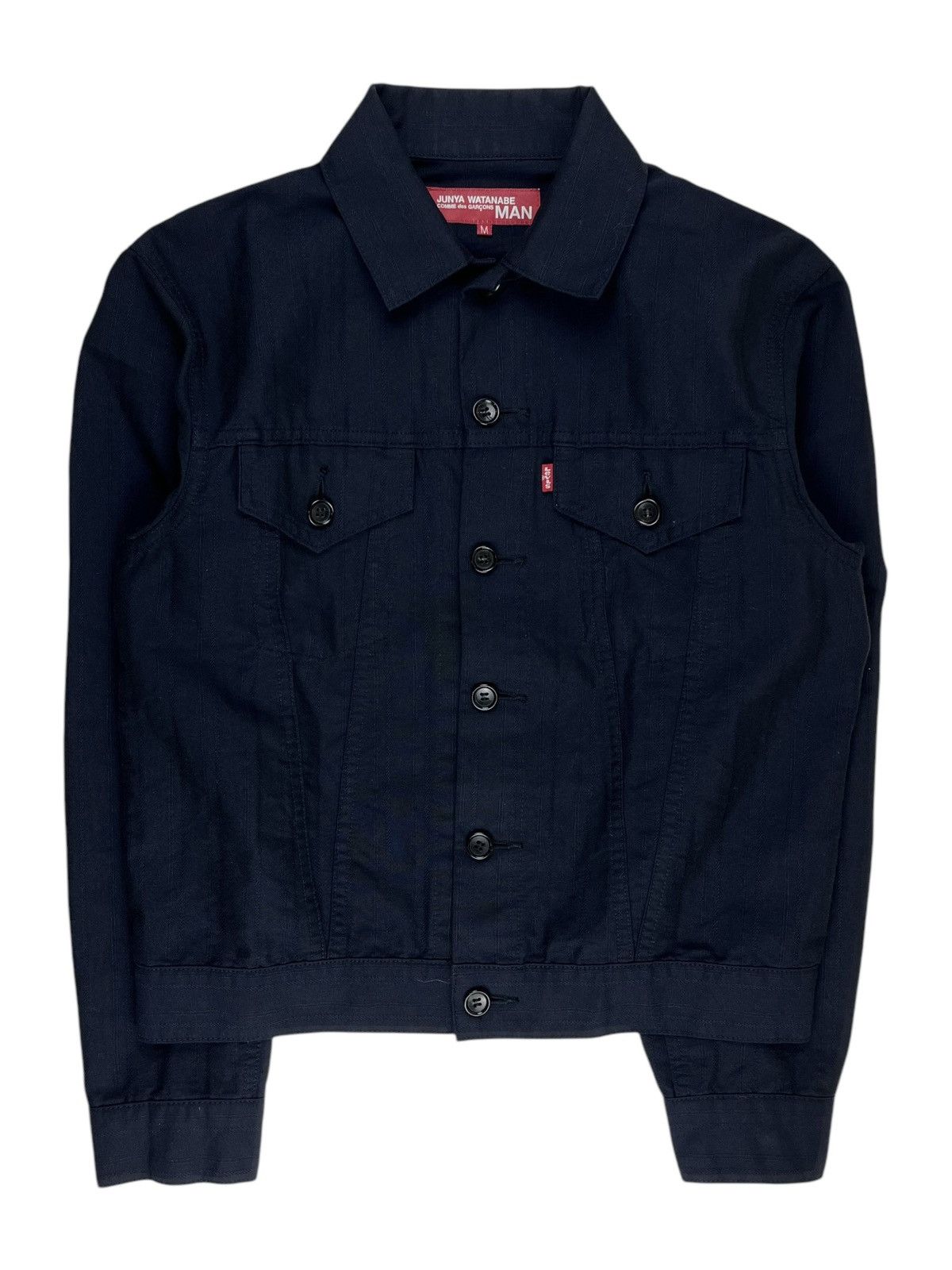 Junya Watanabe SS02 Junya Watanabe Levis Poem Print Cropped Wool Jacket Size US M / EU 48-50 / 2 - 2 Thumbnail