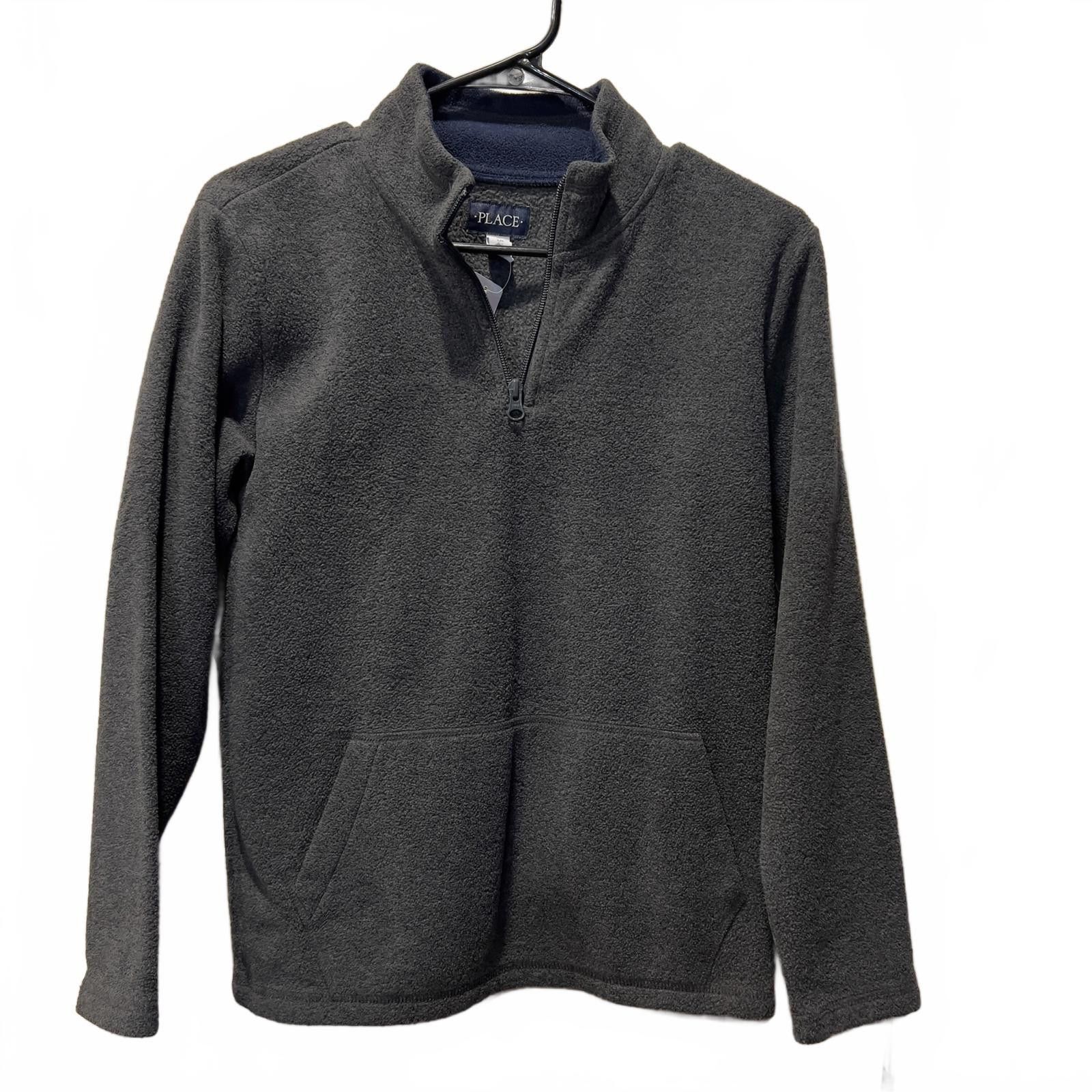 Palace Kids' Gray Fleece Jacket Size 10/12 Size ONE SIZE - 1 Thumbnail