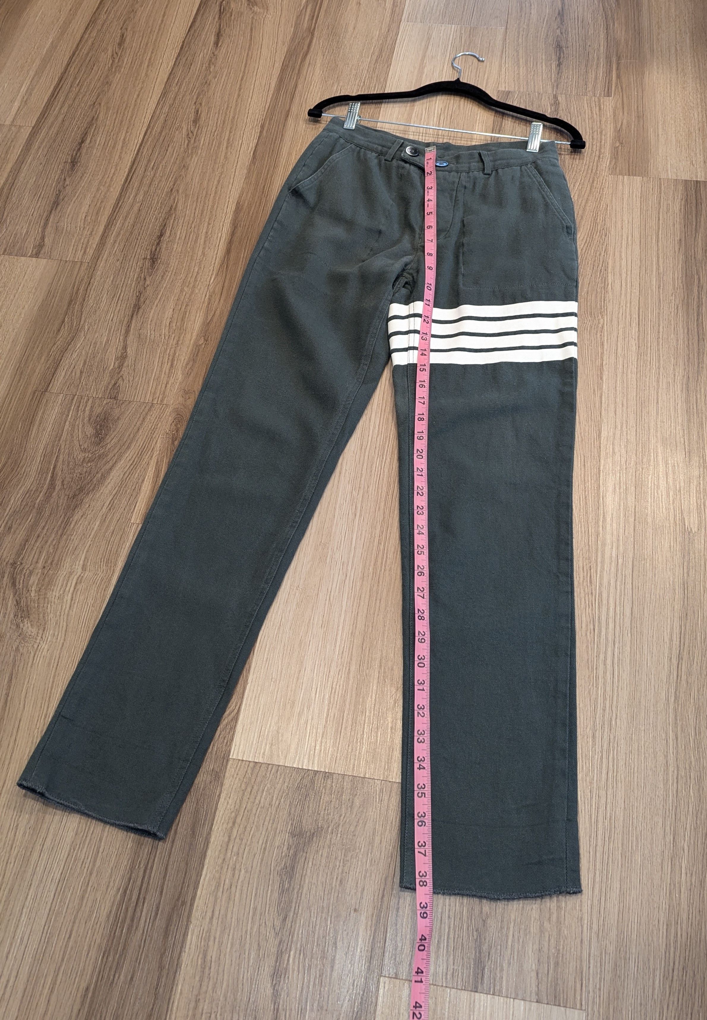 Thom Browne Thom Browne Men's Cotton Pants Size 1 29x30 4-bar Trousers Size US 30 / EU 46 - 8 Thumbnail