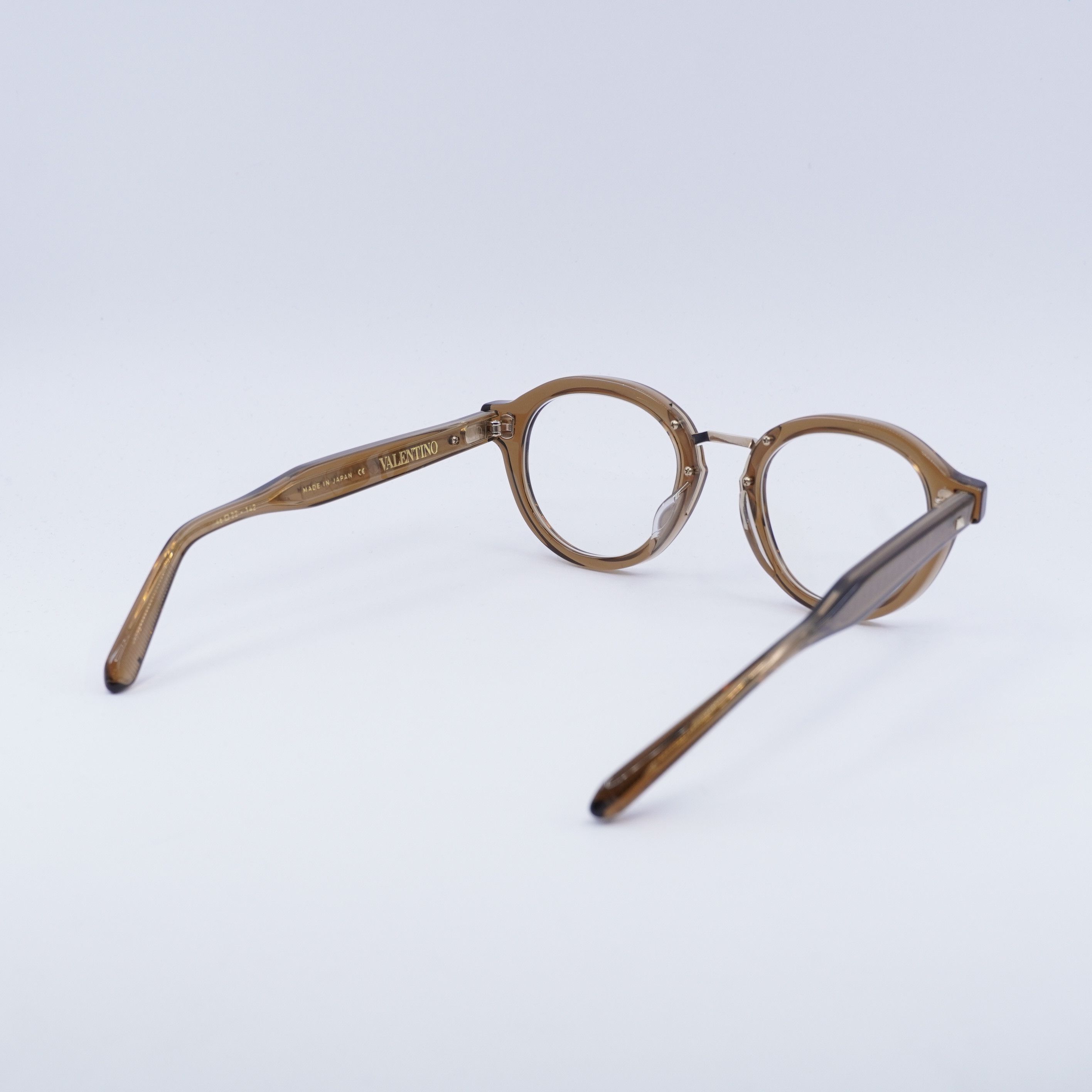 Valentino Valentino V-ESSENTIAL-IV VLX-132D Eyeglasses Brown 46mm Size ONE SIZE - 3 Thumbnail