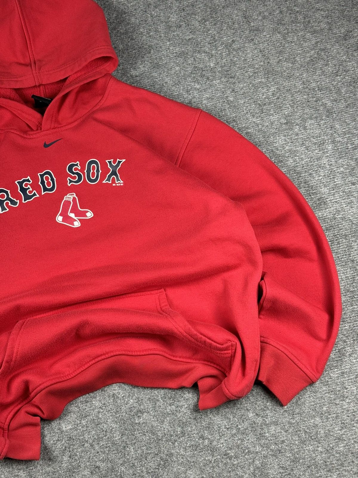 MLB × Nike × Vintage Vintage Boston Red Sox MLB Nike Hoodie Sweatshirt Size US S / EU 44-46 / 1 - 3 Thumbnail