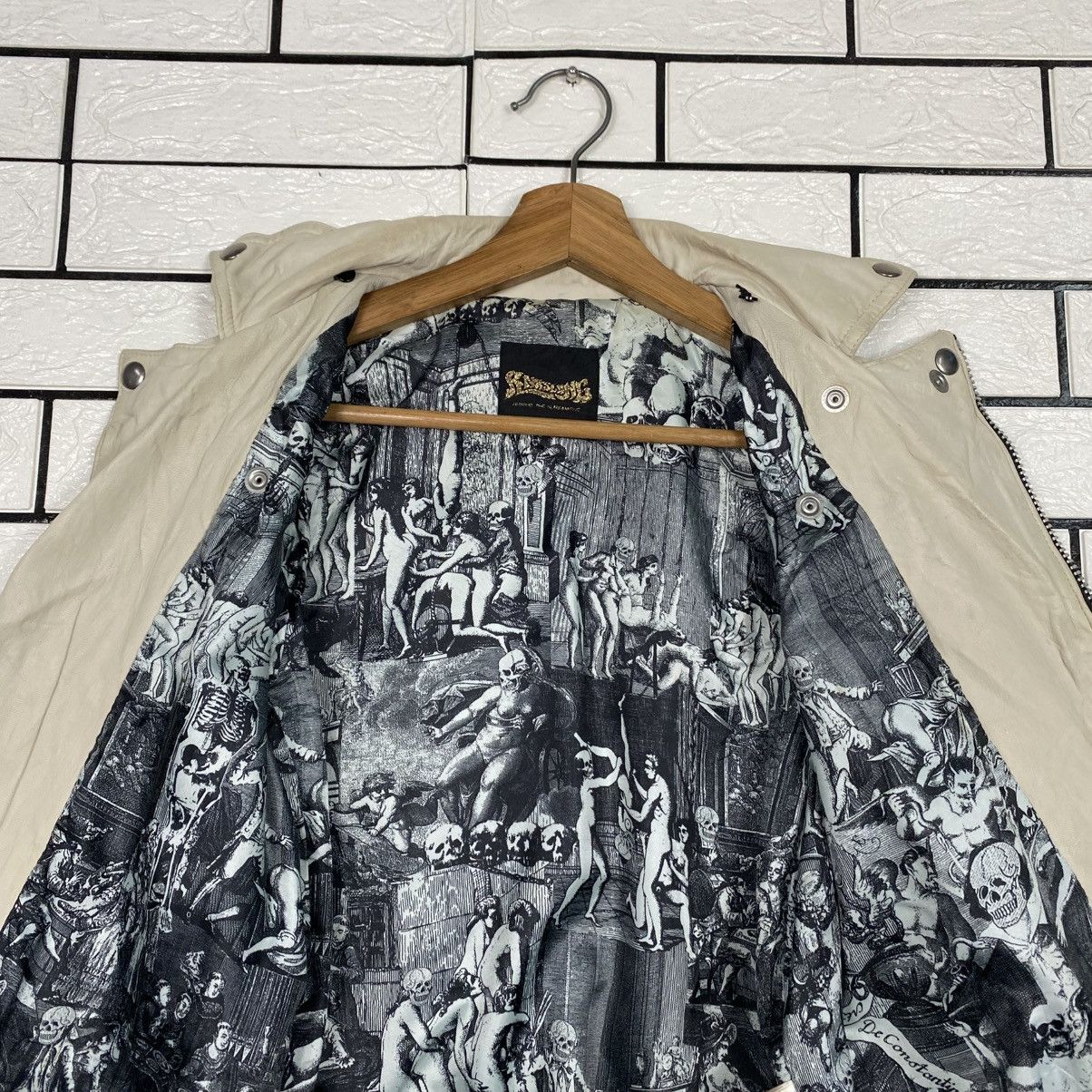 Hysteric Glamour 📌Vintage Double Collar Biker Leather Jacket RNA Inc Size US M / EU 48-50 / 2 - 19 Thumbnail