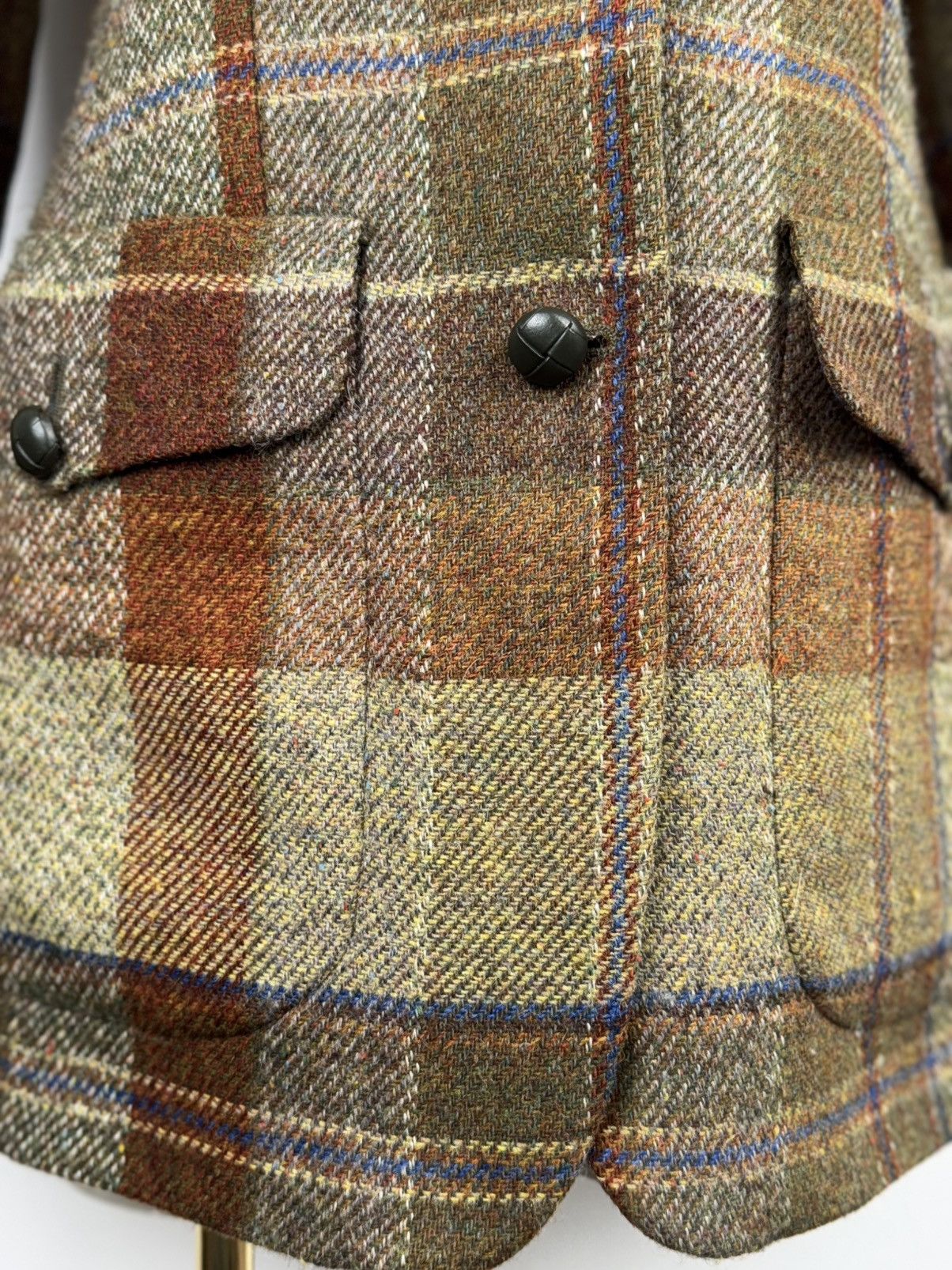 DAKS × Vintage Women’s Vintage DAKS Wool/Alpaca Coat Overcoat size GB 10 Size M / US 6-8 / IT 42-44 - 3 Thumbnail