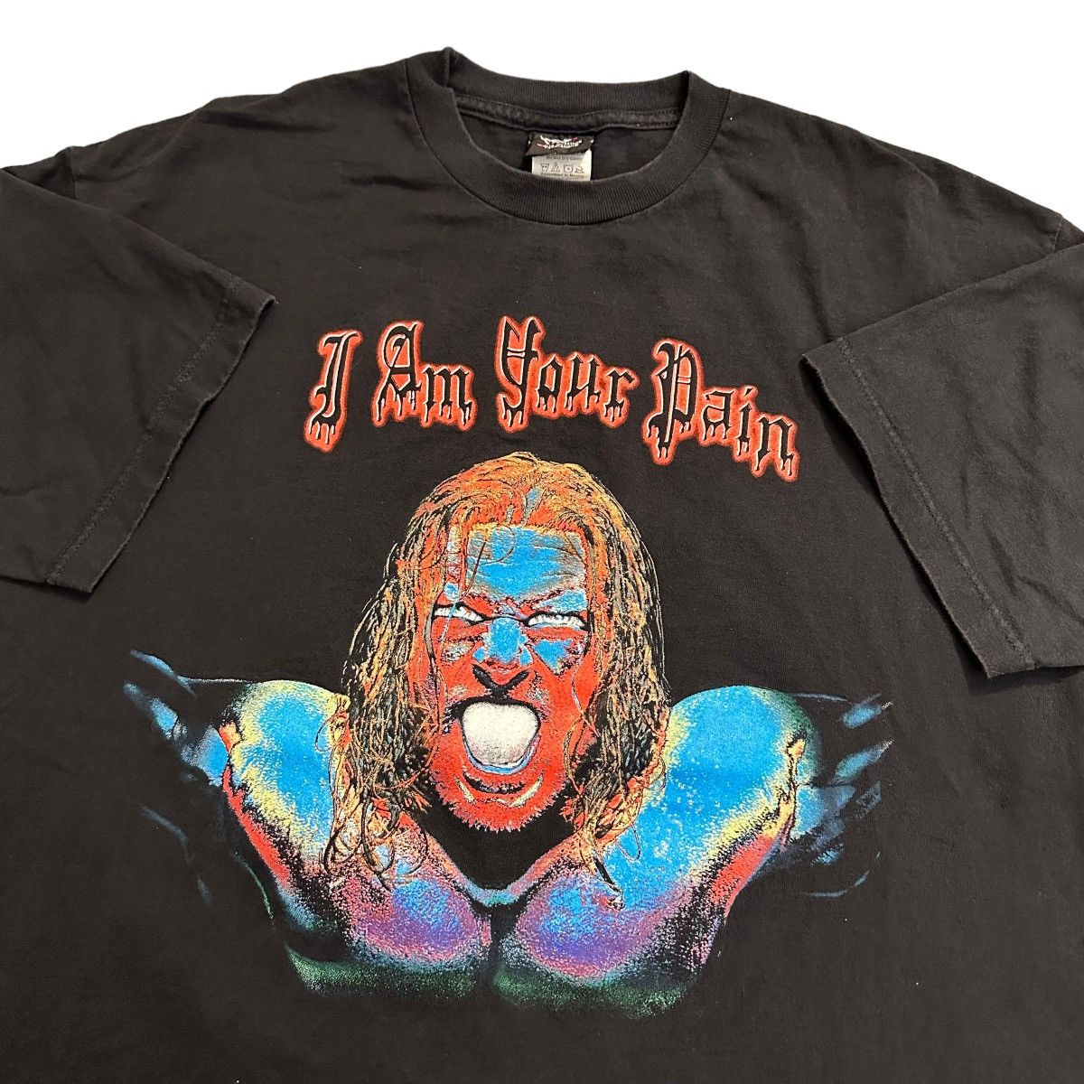 Vintage Vintage 2001 Triple H I am your Pain WWF T-Shirt Size US XL / EU 56 / 4 - 2 Preview