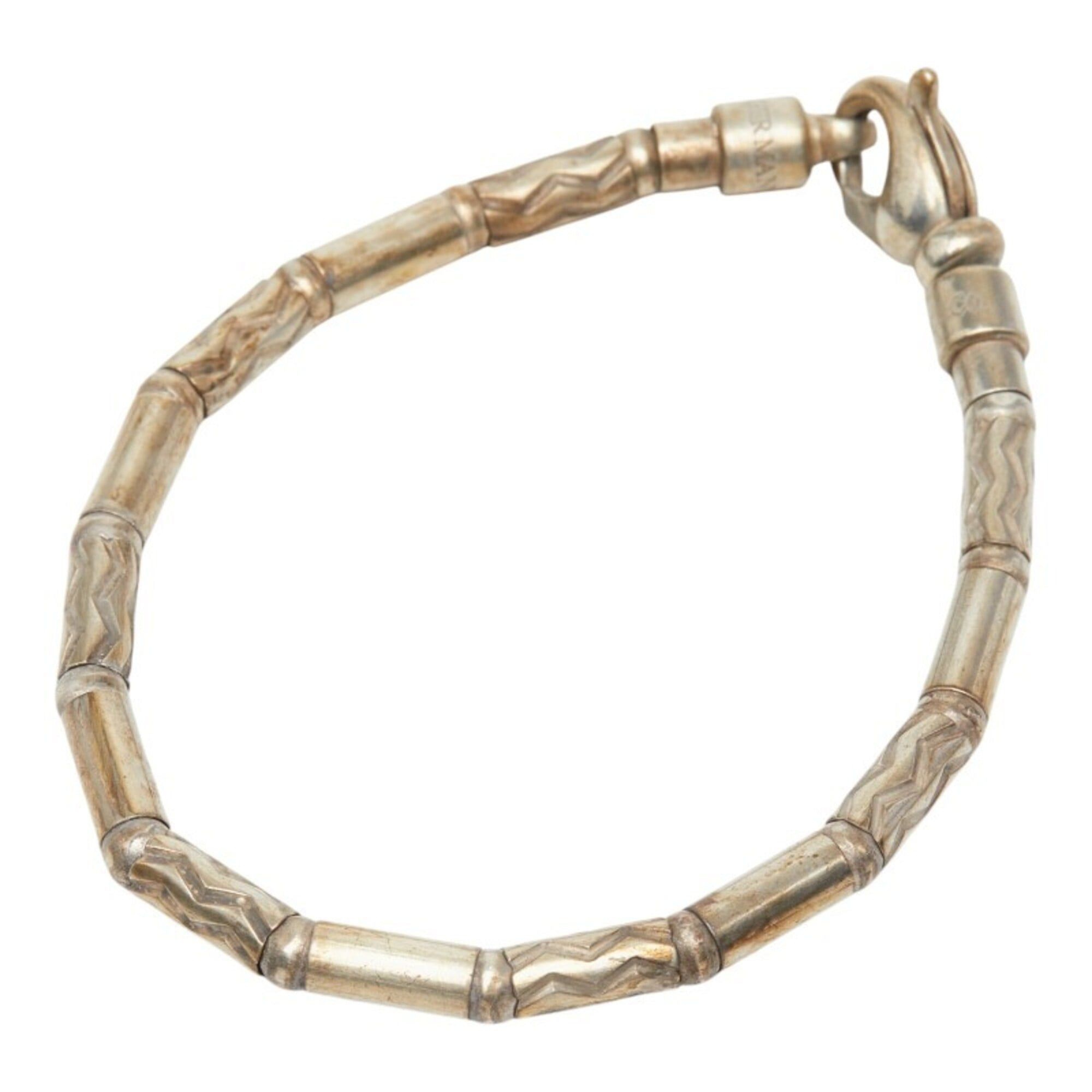 Tiffany & Co. Tiffany & Co. Aztec Zigzag Bracelet, SV925 Silver, Hematite, Women's. Size ONE SIZE - 1 Thumbnail