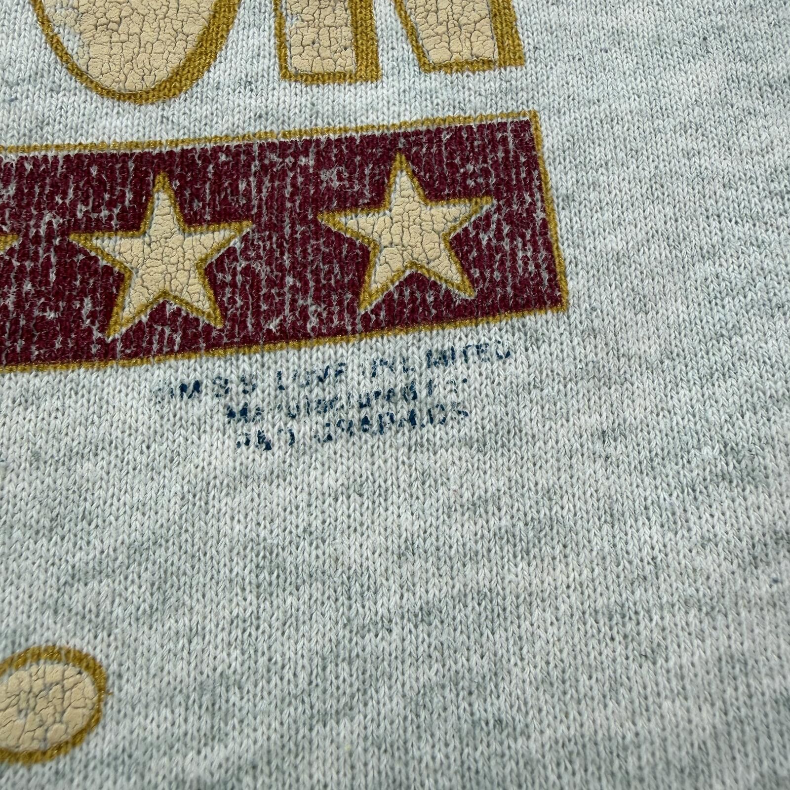 Fruit Of The Loom Vintage 90s Washington DC USA Crewneck Sweatshirt Made USA￼ Size US M / EU 48-50 / 2 - 5 Thumbnail