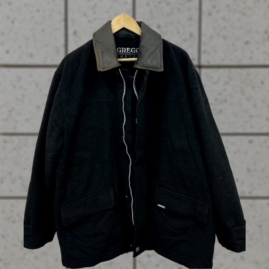 McGregor VINTAGE McGregor Parka Jacket Mens XL Wool Cashmere Blend Dark gray Size US XL / EU 56 / 4 - 1 Thumbnail