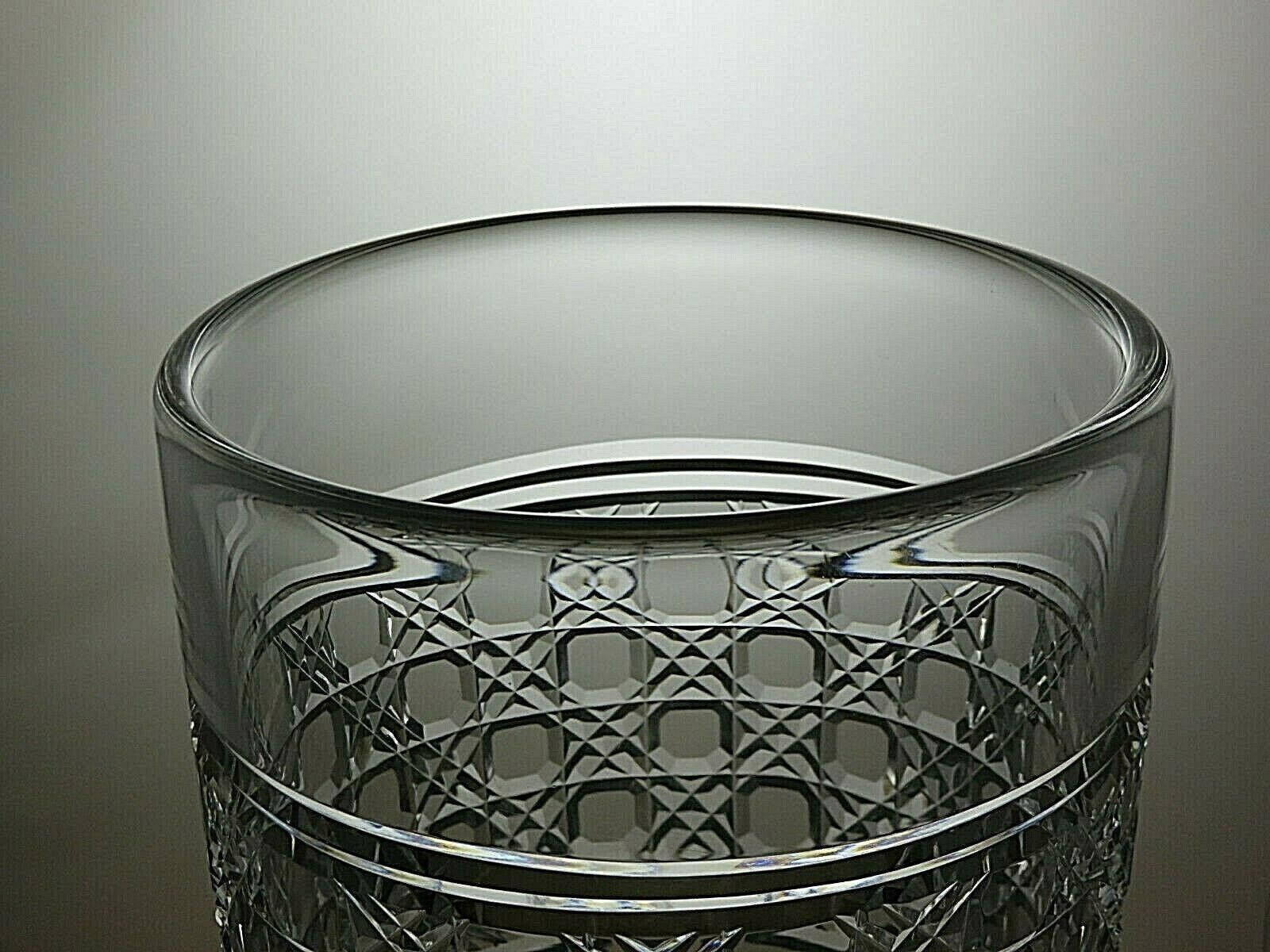 Other American Brilliant Period Crystal Cut Vase Metal Band 7 7/8" Size ONE SIZE - 5 Thumbnail