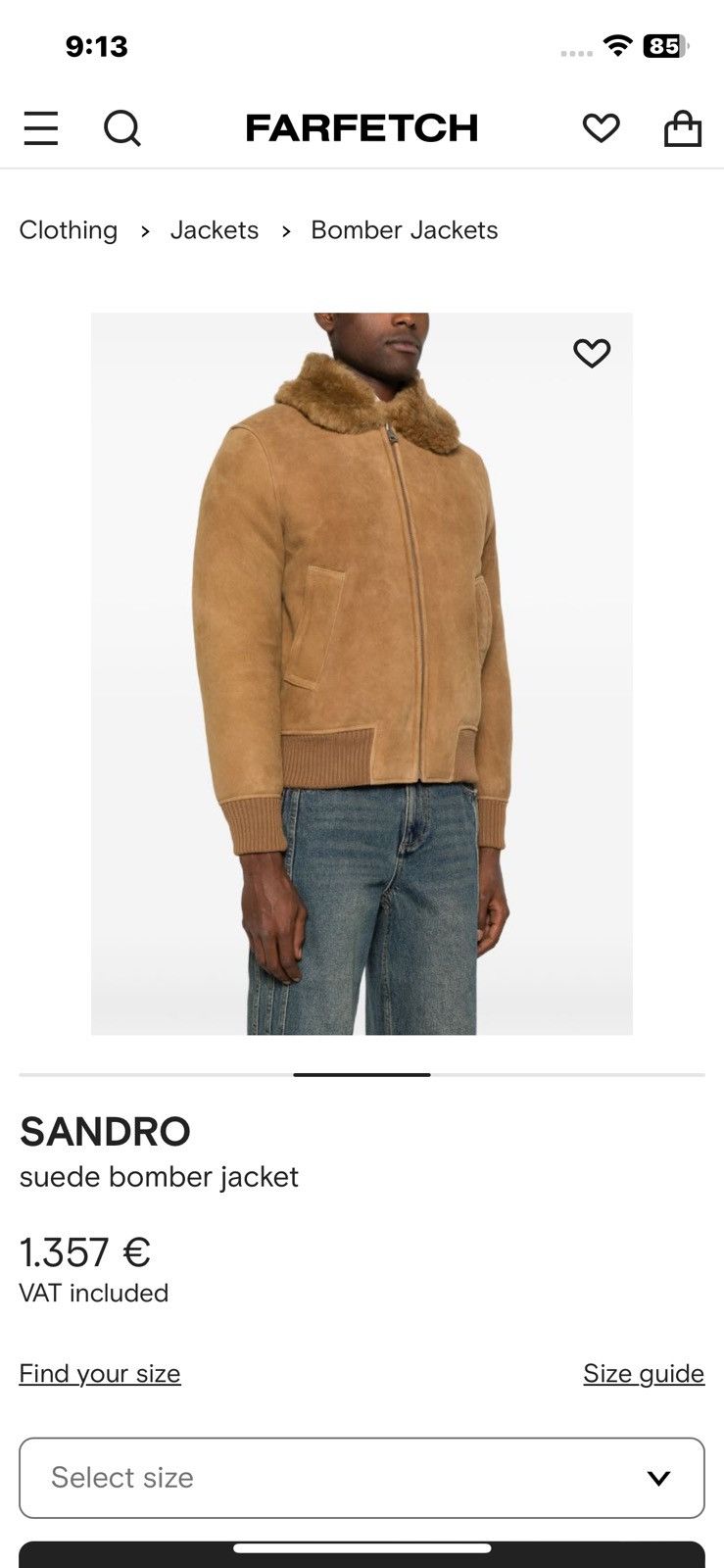 Sandro bomber AW24/25 Size US XL / EU 56 / 4 - 8 Thumbnail
