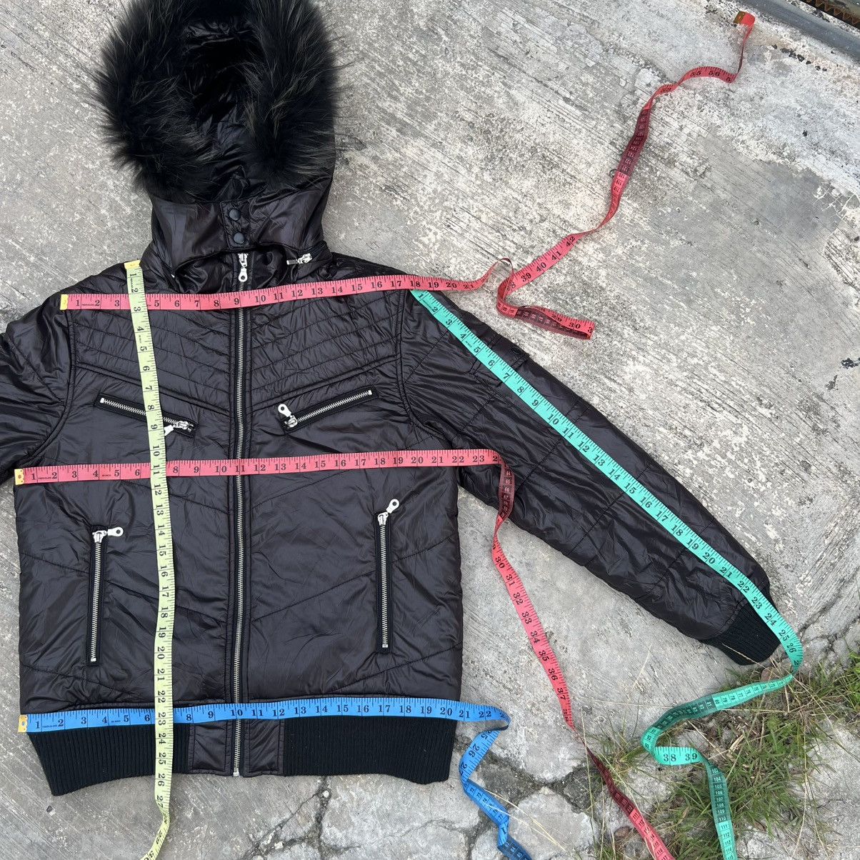If Six Was Nine “y2k style” 2000s FUR ZIP UP MODERM BLACK JACKET Size US L / EU 52-54 / 3 - 16 Thumbnail