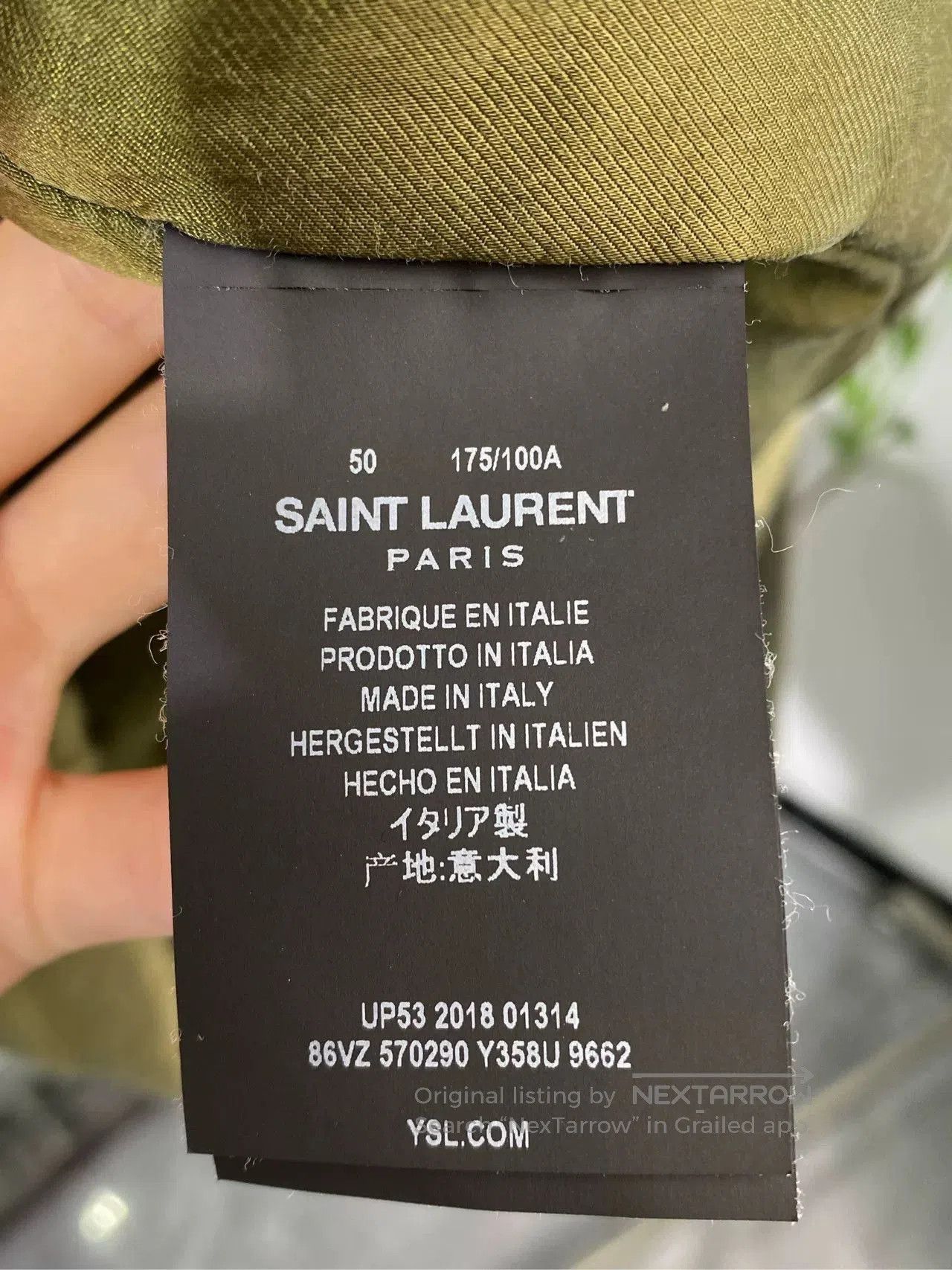 Saint Laurent Paris Saint Laurent Camouflage Biker Jacket. Size US M / EU 48-50 / 2 - 4 Thumbnail