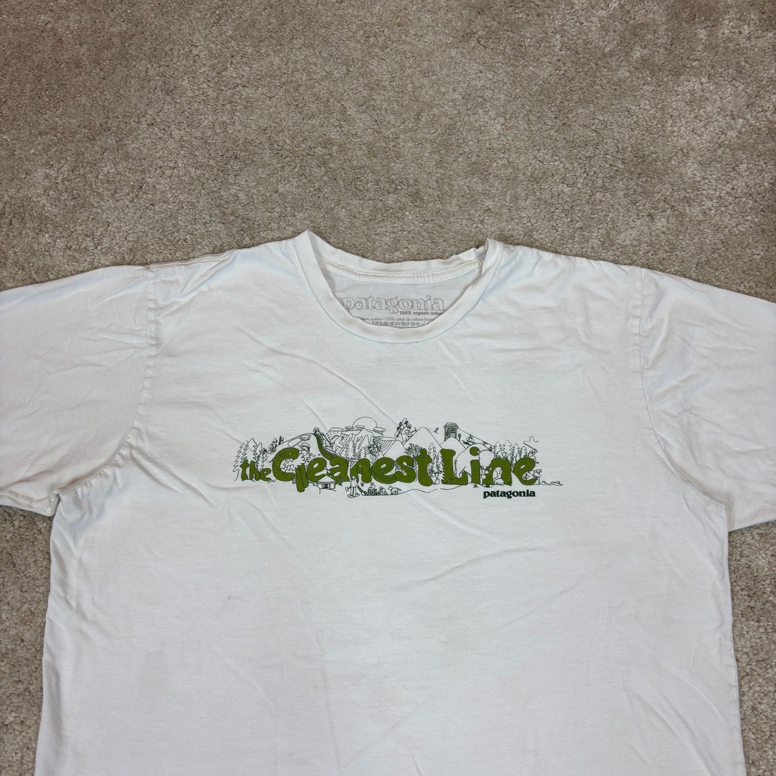 Patagonia Patagonia The Cleanest Line Organic Cotton T Shirt Men's M Size US M / EU 48-50 / 2 - 2 Thumbnail