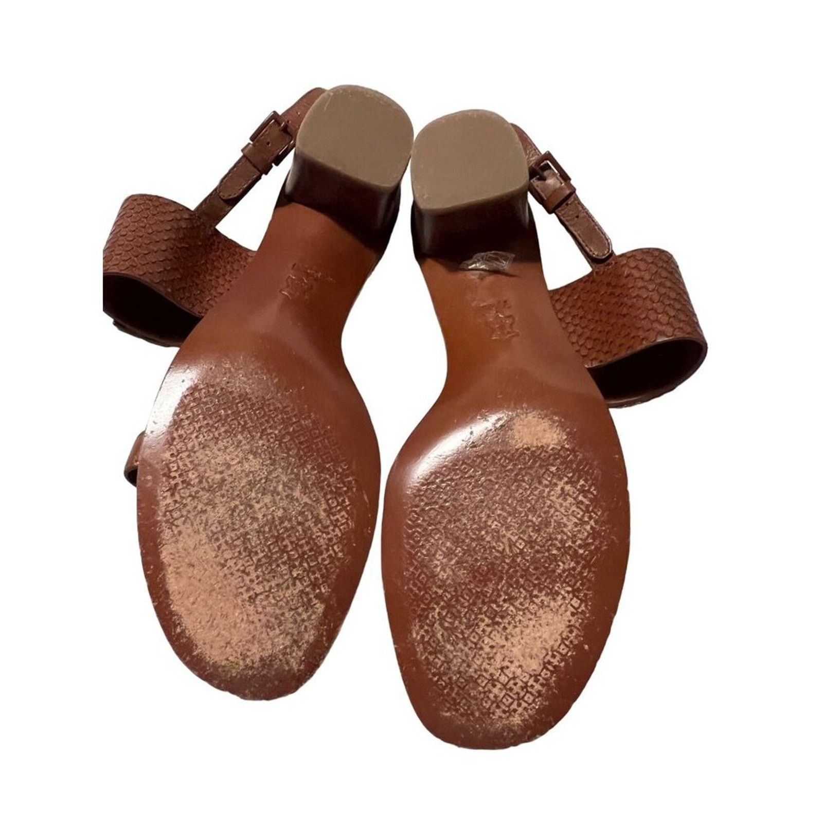 Tory Burch Tory Burch Heeled Open Toe Sandals 9.5 M Leather Size US 9.5 / IT 39.5 - 5 Thumbnail