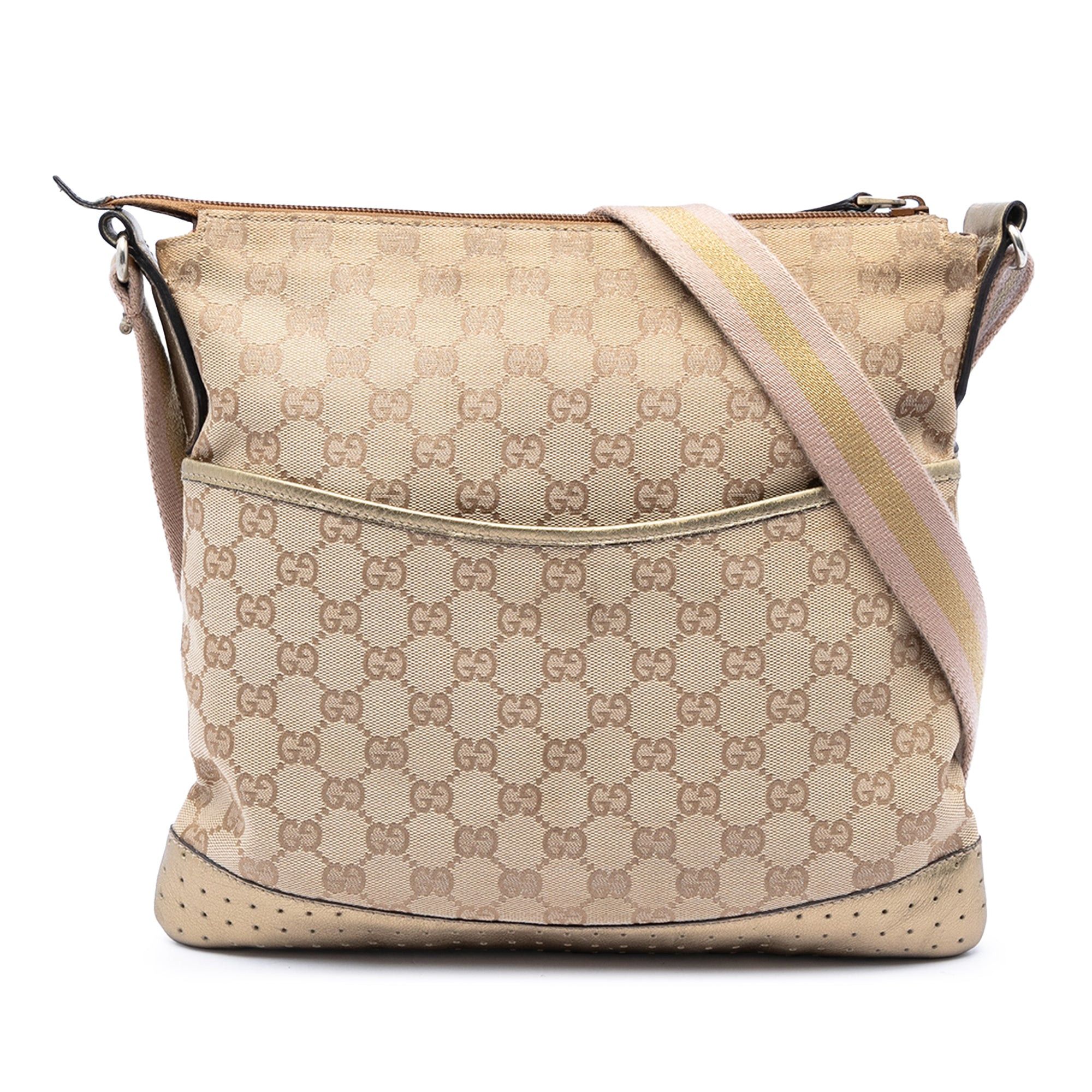 Gucci GG Canvas Web Crossbody Size ONE SIZE - 1 Thumbnail