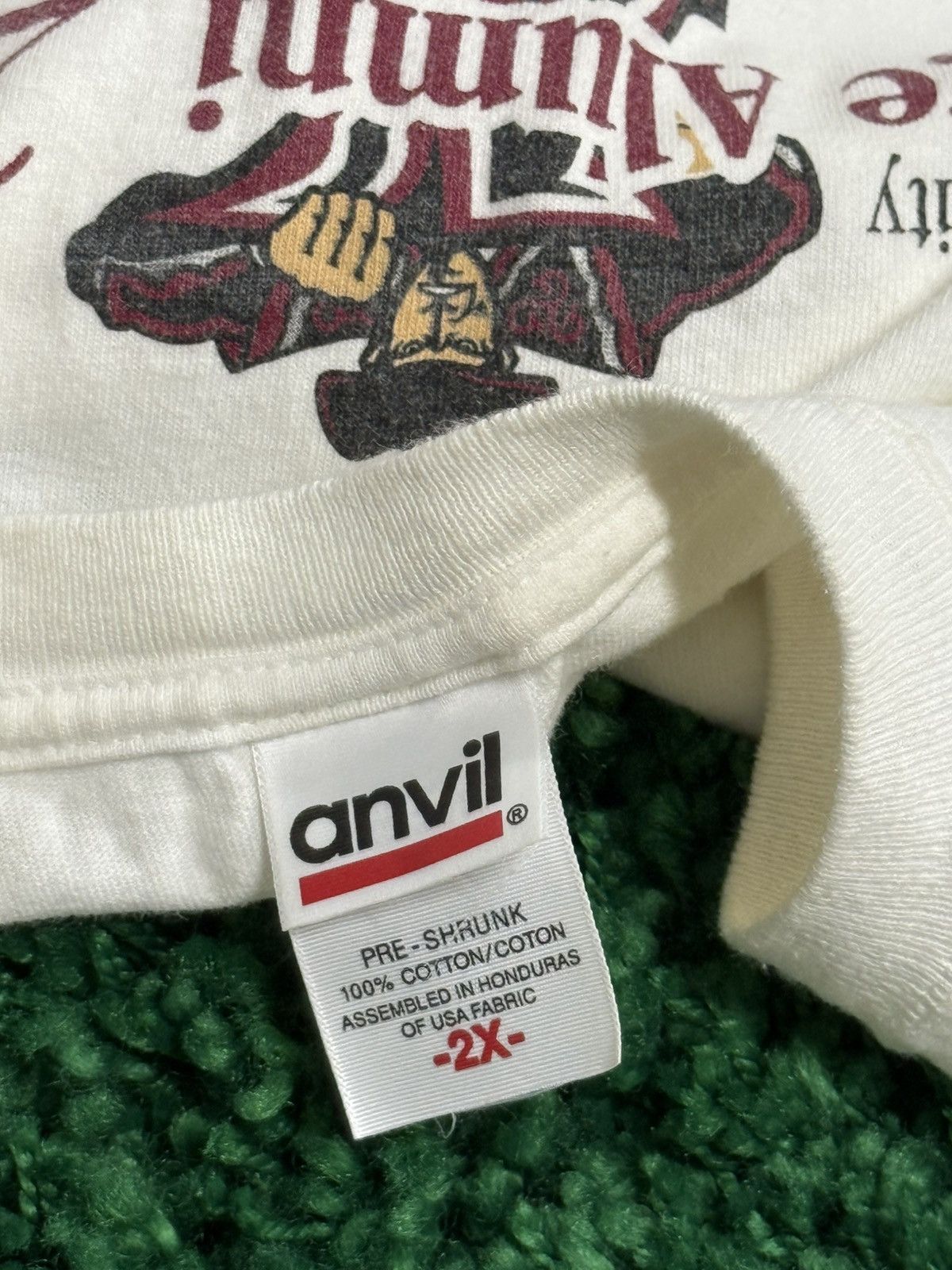 Vintage California Northridge Alumni University Anvil Tee White Size US XXL / EU 58 / 5 - 4 Thumbnail