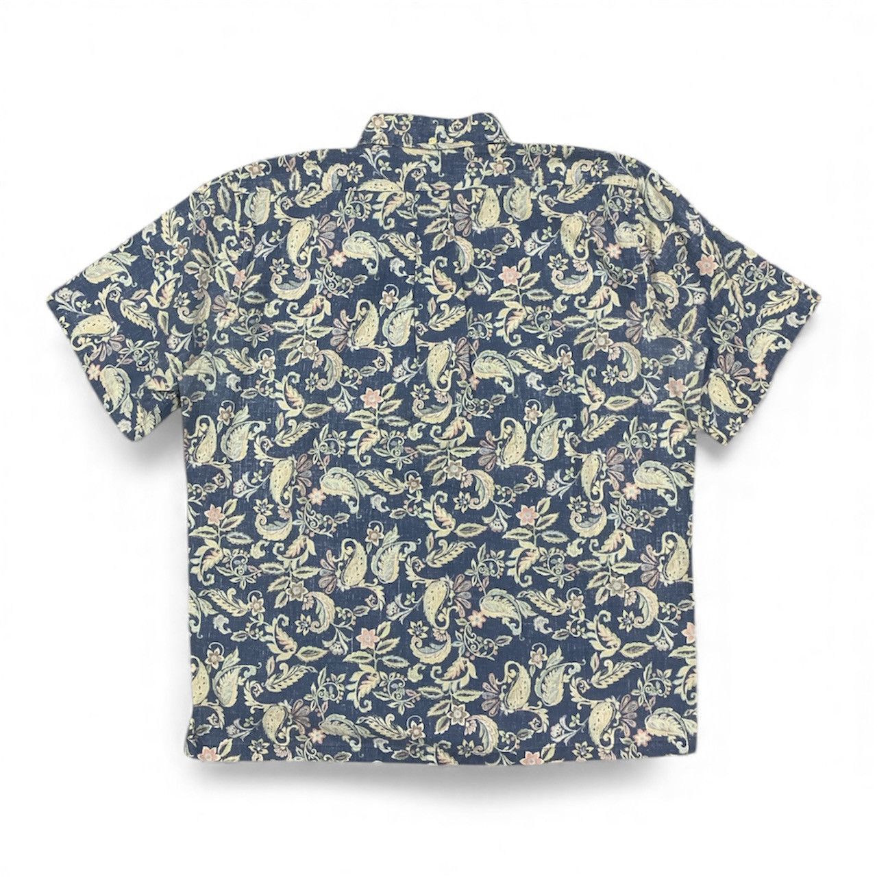 Reyn Spooner Vtg 80's Reyn Spooner Half Button Paisley Hawaiian Shirt Size US L / EU 52-54 / 3 - 5 Thumbnail
