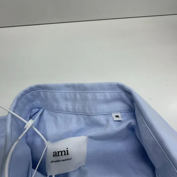 AMI AMIPARIS Heart Button-Up Long Sleeve Shirt -2507 Size US M / EU 48-50 / 2 - 5 Thumbnail