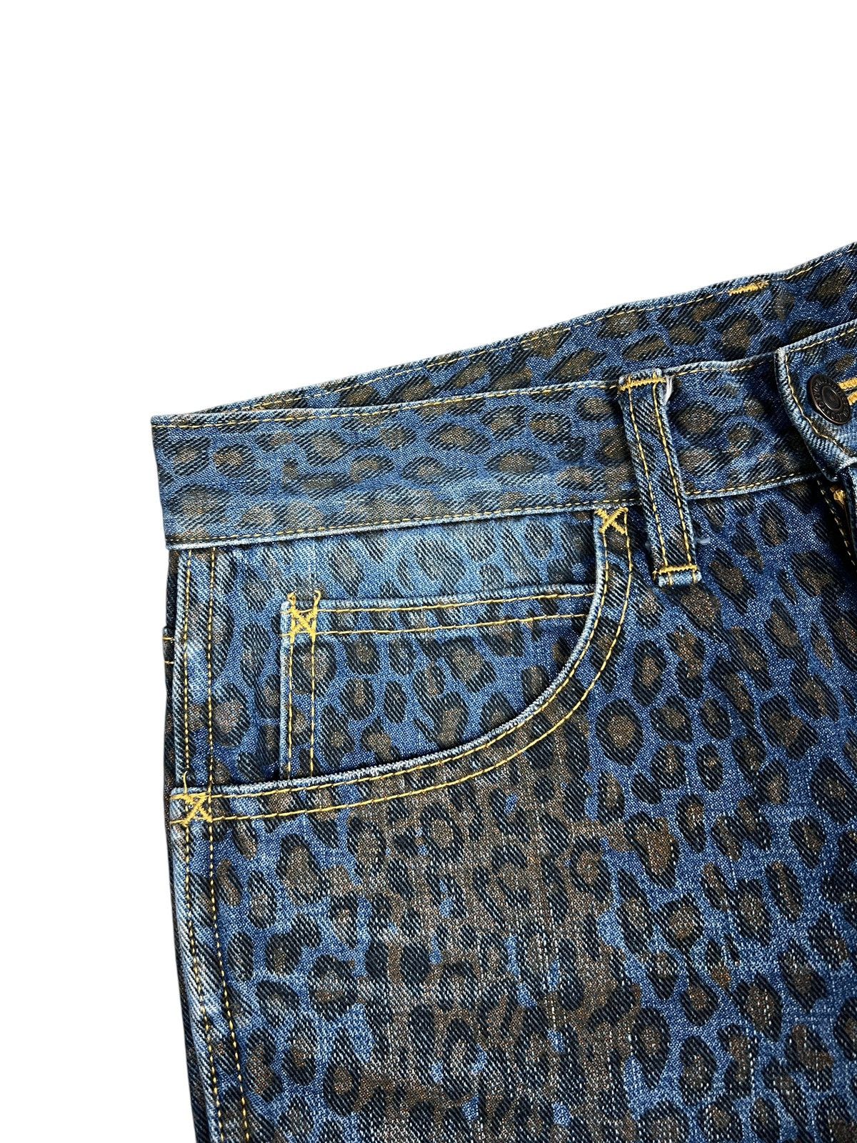 Needles × Nepenthes Nepenthes Leopard Print Denim Size US 30 / EU 46 - 5 Thumbnail