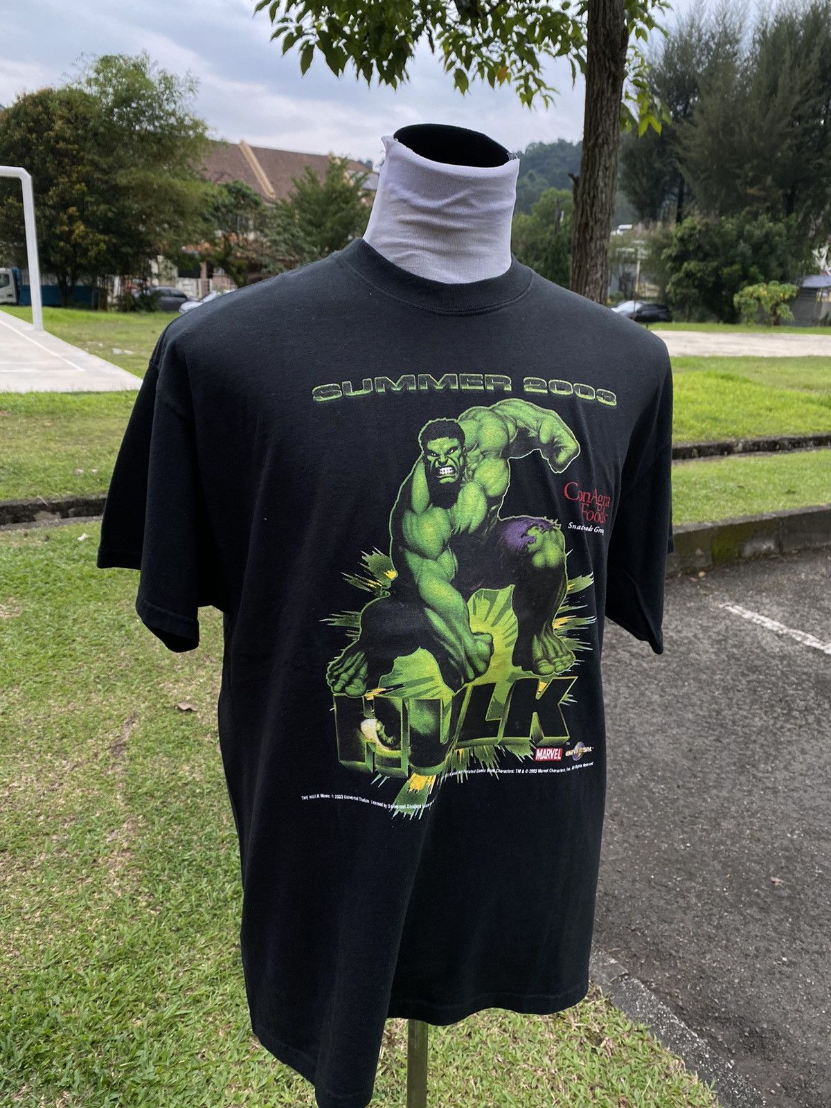 Marvel Comics Last Drop!! Vintage Hulk Movie 2003 Rare Tshirt Size US XL / EU 56 / 4 - 3 Thumbnail