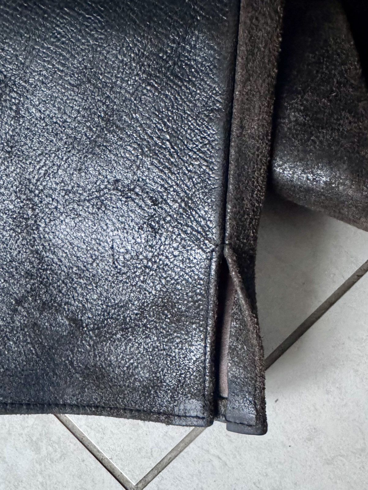 Carpe Diem Carpe Diem by Maurizio Altieri Men’s Brown leather trousers Size US 34 / EU 50 - 3 Thumbnail