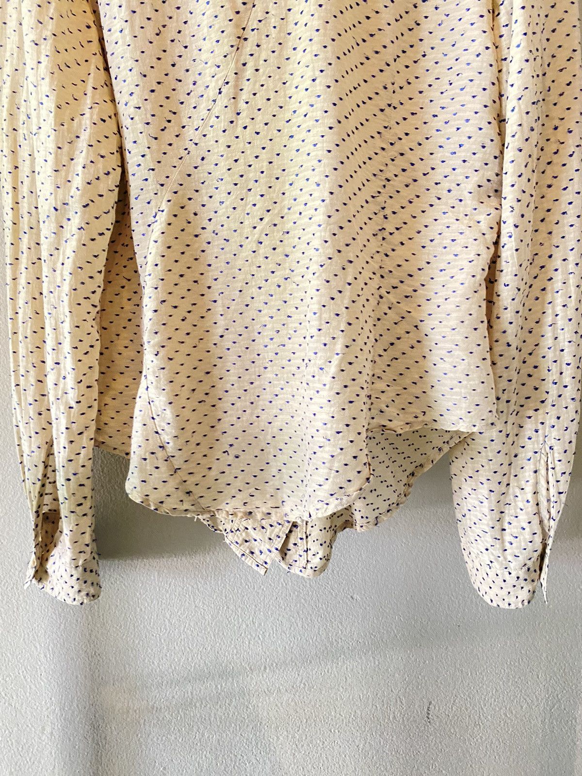Vivienne Westwood Curve Button Center Line Dots Shirt