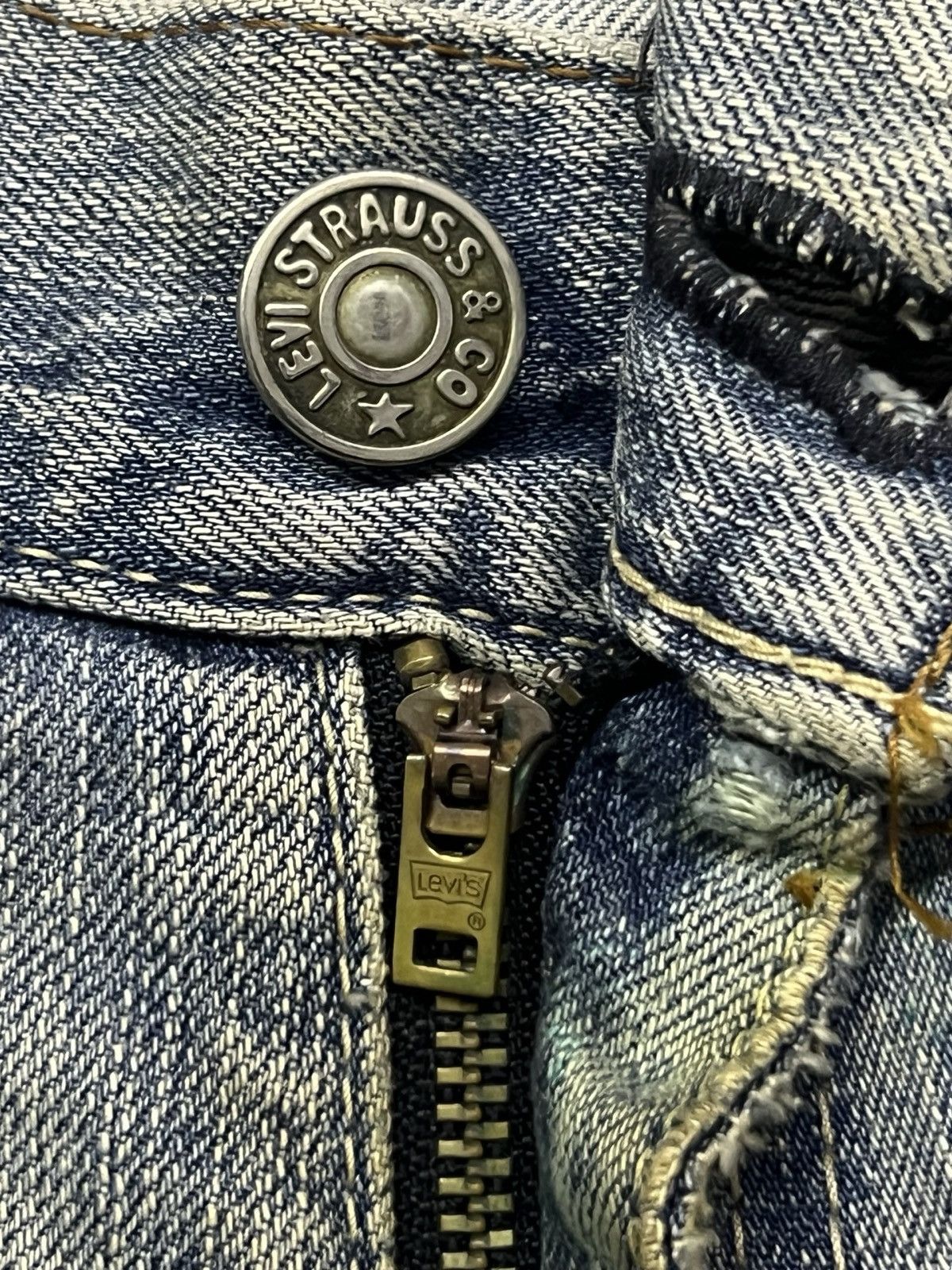 Levi's Vintage 00s Levi’s 502 Y2K Japanese Market Denim - W35 Size US 35 - 9 Thumbnail