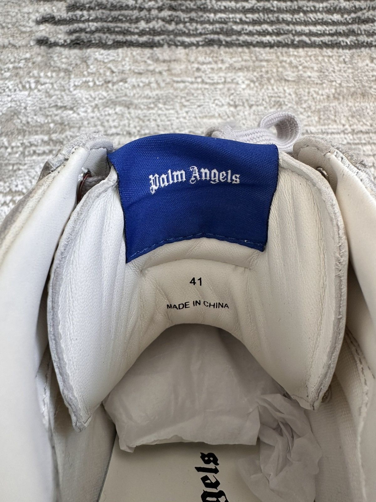 Brand New Palm Angels Hightop University Sneakers Size: 41