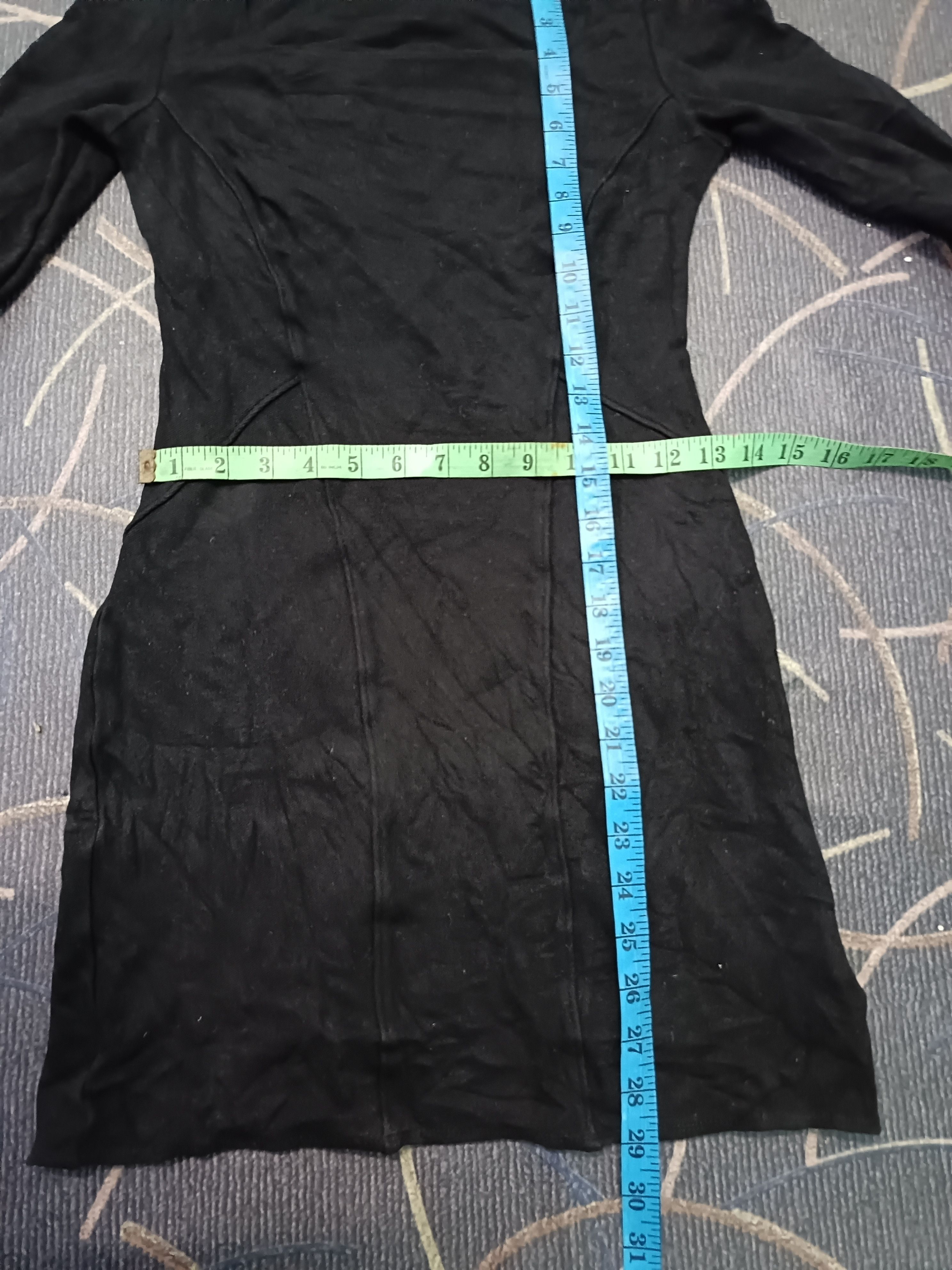 Helmut Lang Helmut Lang SS13 Open Back Bodycon Black Dress Size XS / US 0-2 / IT 36-38 - 7 Thumbnail