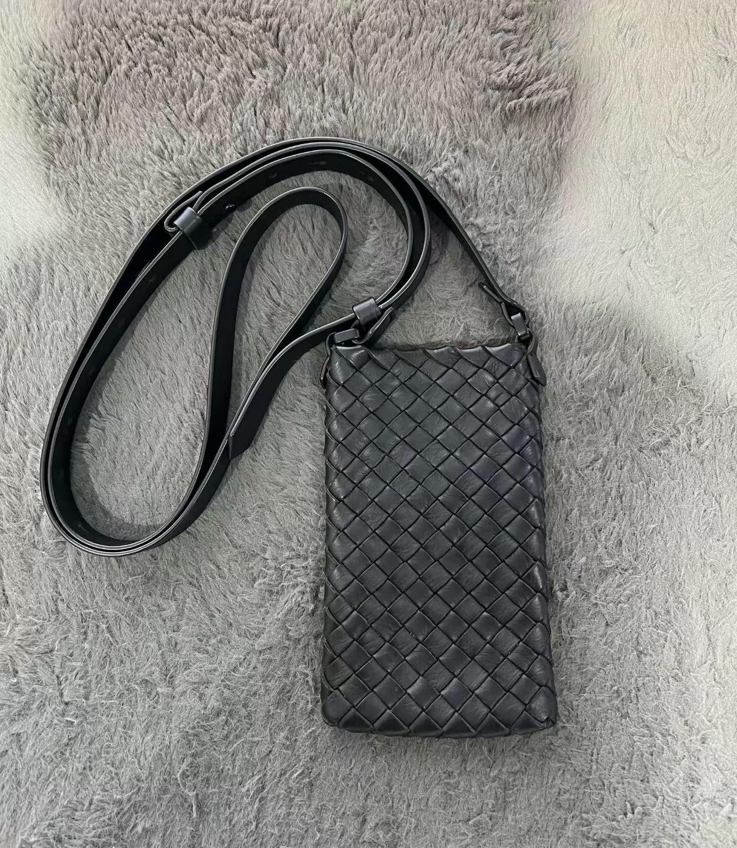 Bvlgari BV Woven Mini Phone Crossbody fits Pro Max New Size ONE SIZE - 1 Thumbnail
