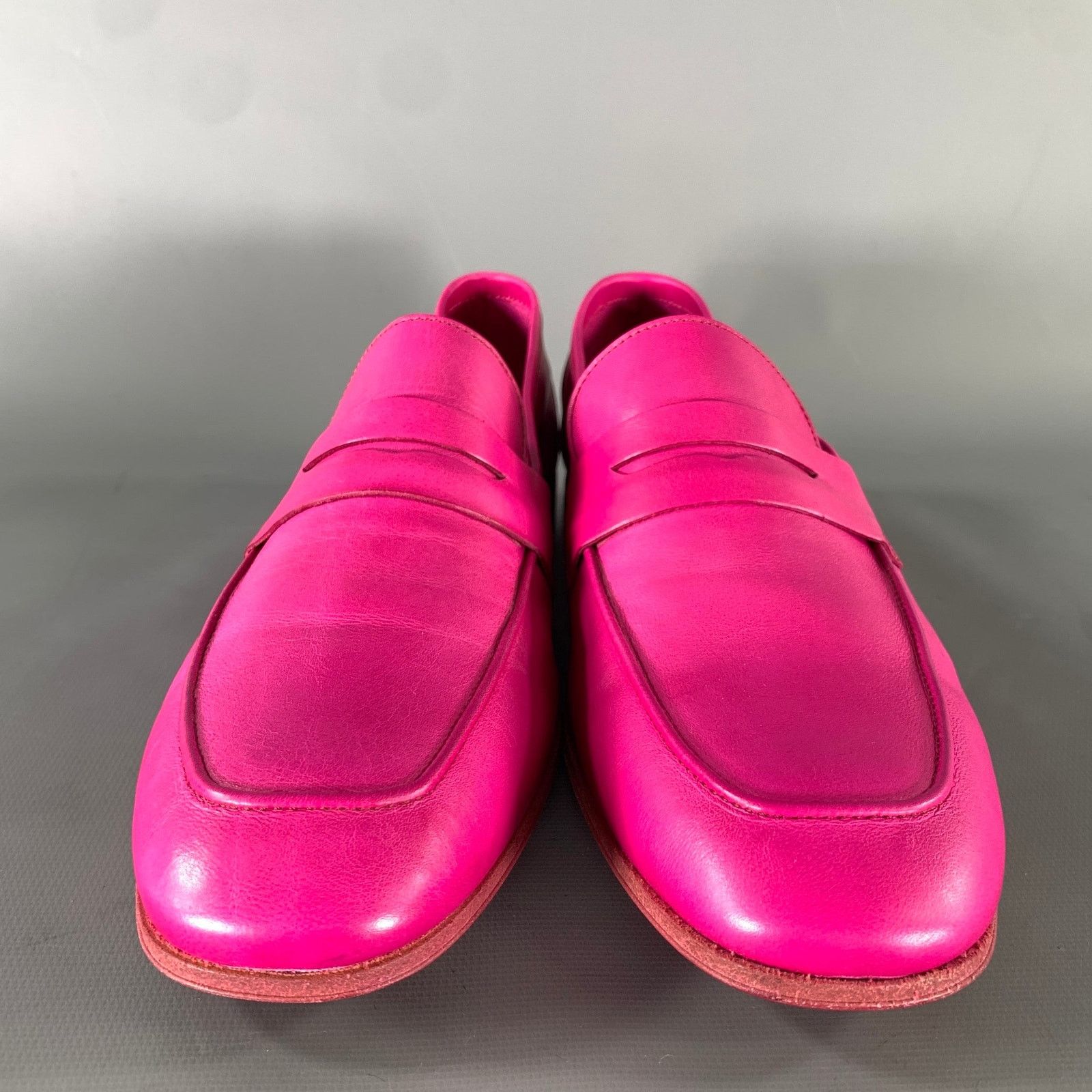 Paul Smith PS by PAUL SMITH Size 7 Pink Leather Slip On Loafers Size US 7 / EU 40 - 4 Thumbnail