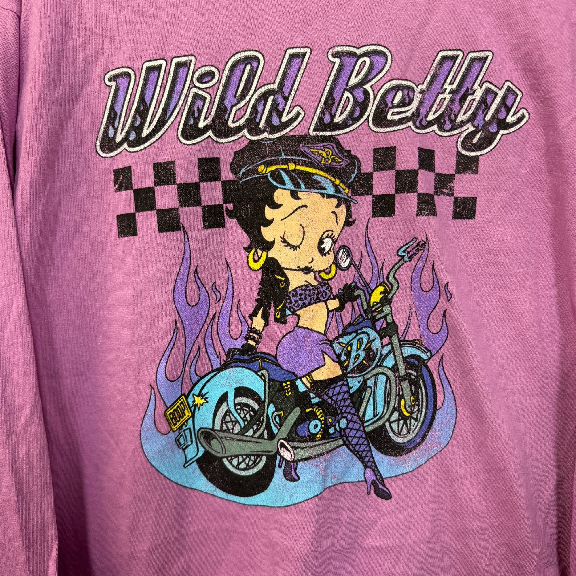Other Biker Betty Easy Rider Motorcycle Betty Boop Long Sleeve M Size US M / EU 48-50 / 2 - 2 Thumbnail
