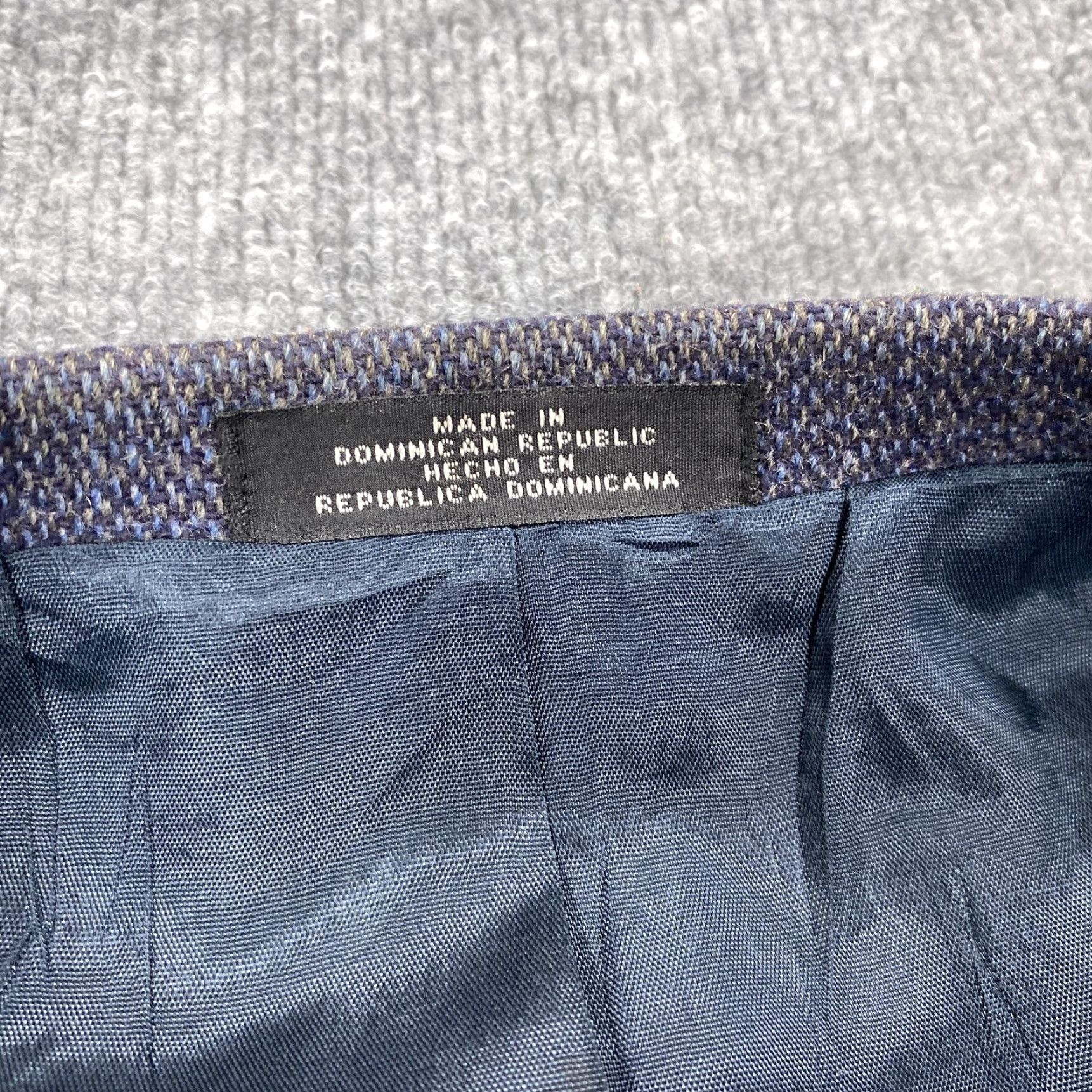 Vintage Towncraft Sport Coat Mens 48R Blue Tweed Wool Herringbone Two Button Jacket Coat Long Sleeve Notch Lapel Business Casual Vintage No Size US M / EU 48-50 / 2 - 5 Thumbnail