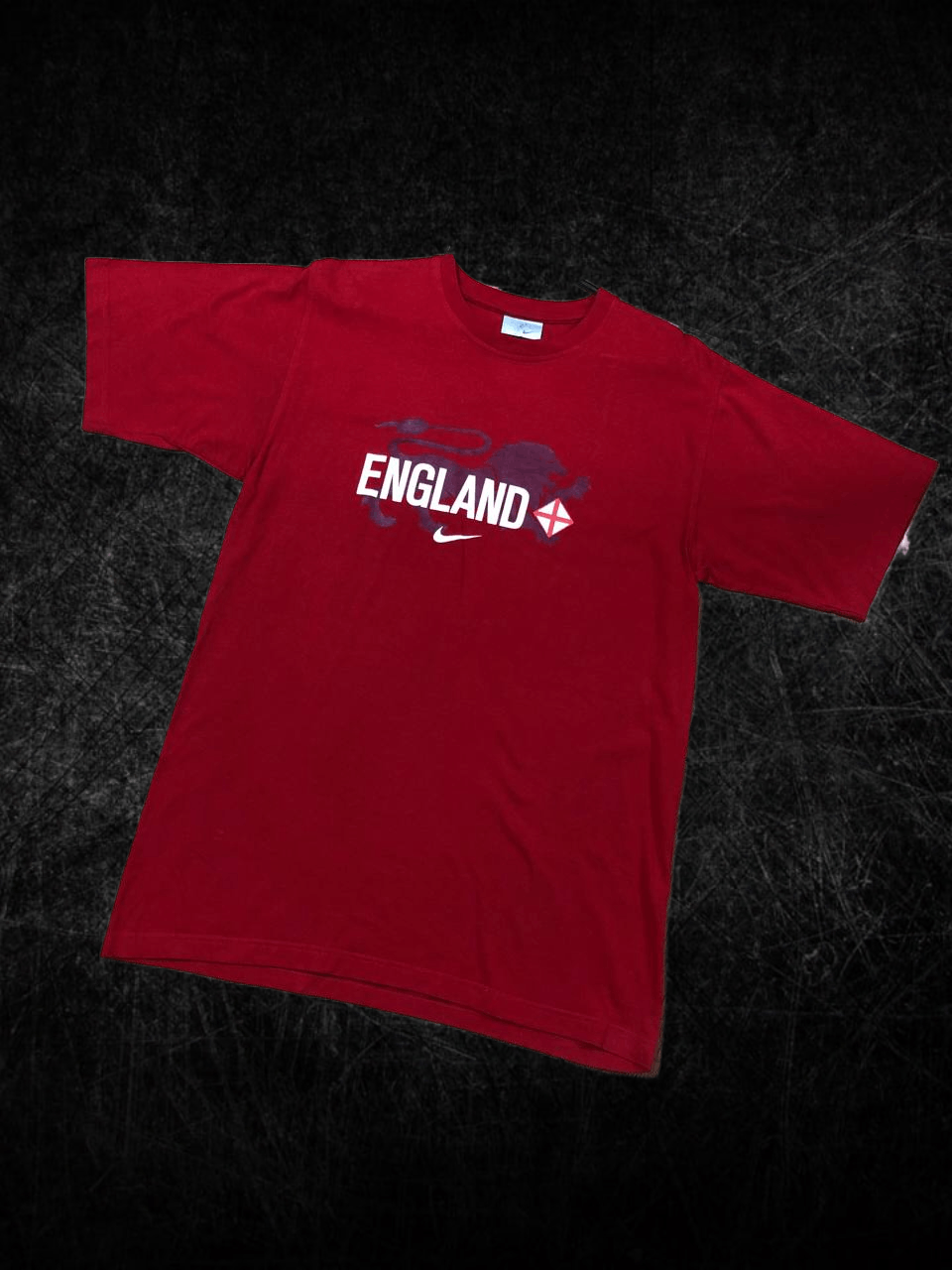 Nike Big print ENGLAND Red T-Shirt NIKE Vintage Size US M / EU 48-50 / 2 - 1 Thumbnail