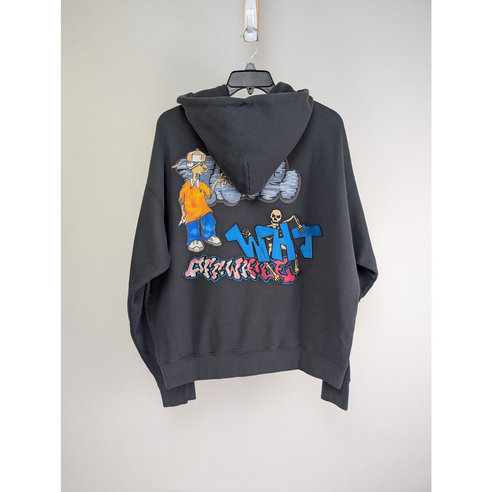 Off-White o1rshd1 Graff Pupp Skate Hoodie outerspace in Multicolor Size US L / EU 52-54 / 3 - 8 Thumbnail