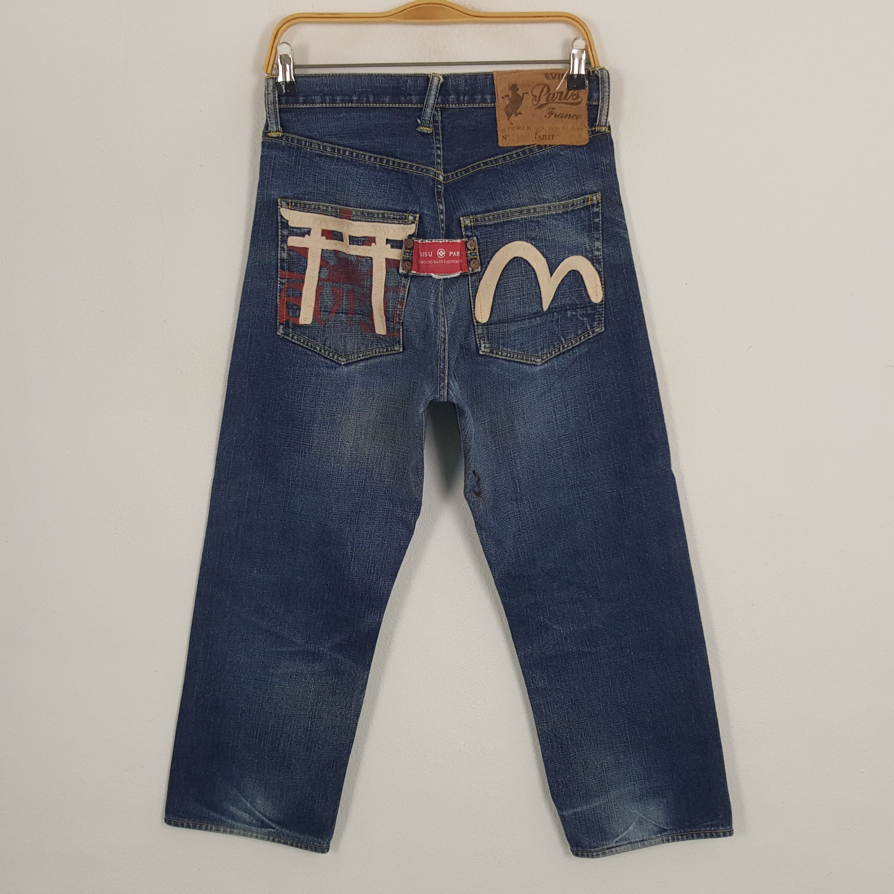 Evisu Vintage Evisu Paris Selvedge Custom Daicock Denim Jeans Size US 28 / EU 44 - 4 Thumbnail